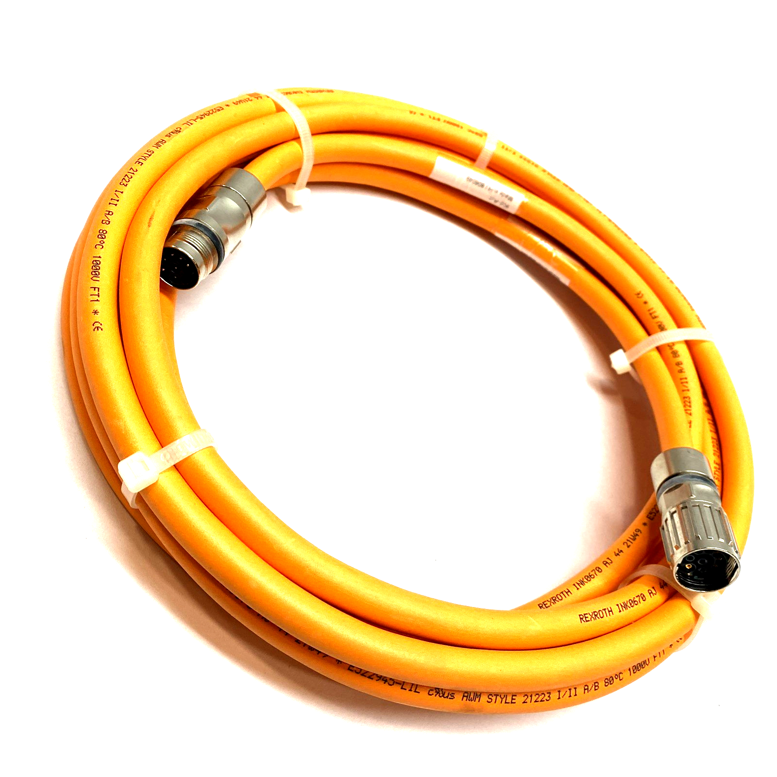 Bosch Rexroth RKL4805/005,0 Power Cable R911390113 3m - Maverick Industrial Sales