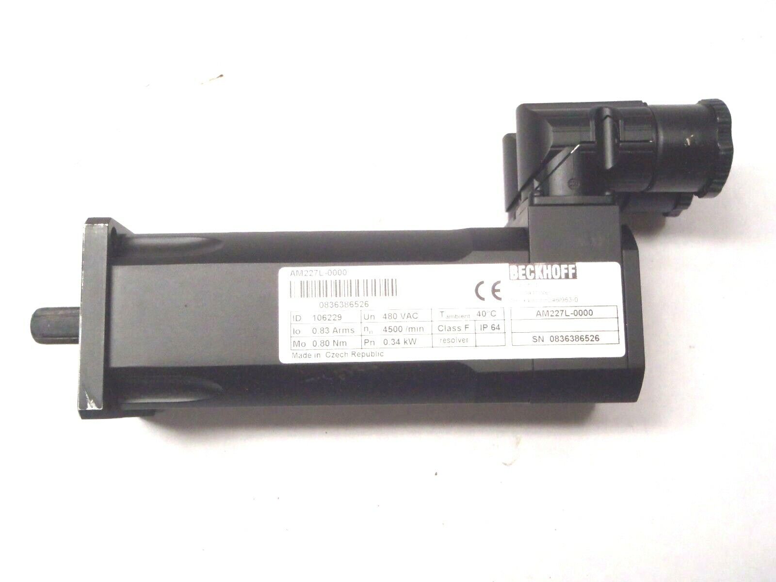 Beckhoff AM227L-0000 Synchronous Servo Motor - Maverick Industrial Sales