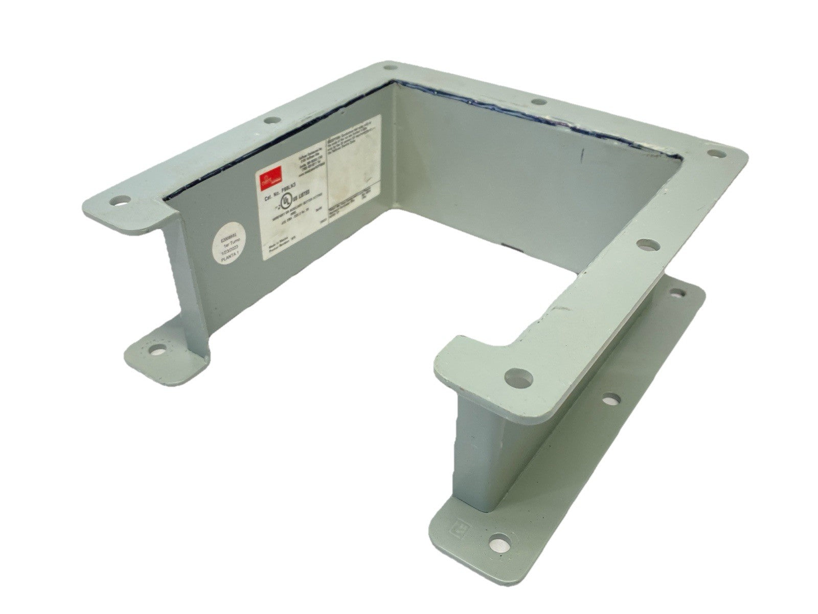 Hoffman F66LN3 Nipple Lay-in Hinged-Cover Gray 6" x 6" x 3" 19950 - Maverick Industrial Sales