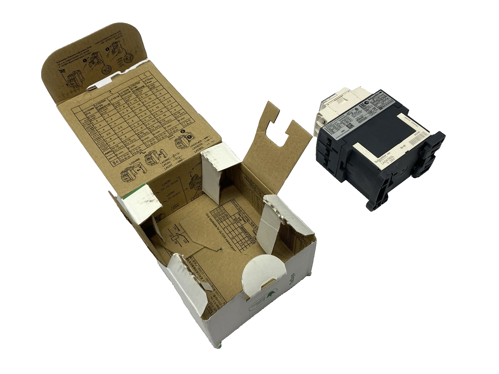 Schneider Electric LC1D18BD TeSys IEC Magnetic Contactor 10HP at 480V 18A - Maverick Industrial Sales