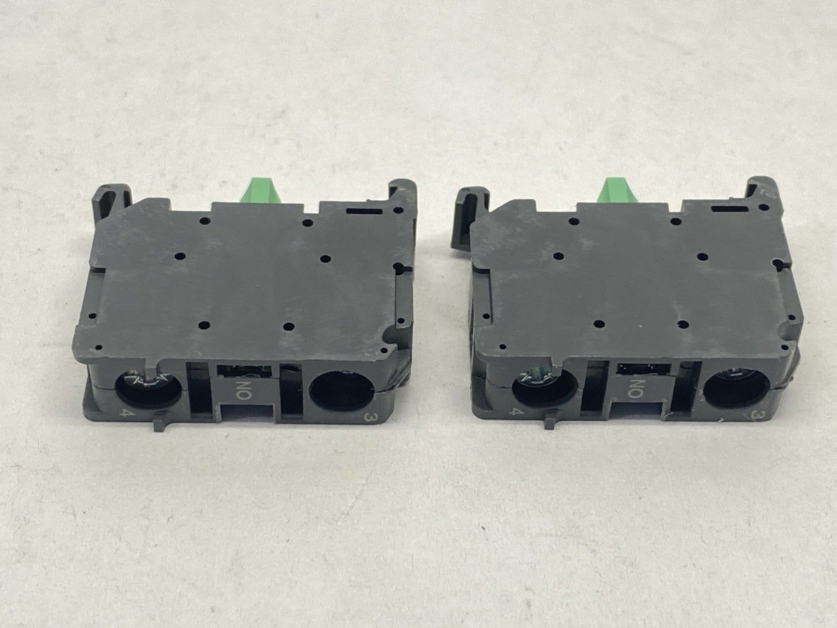 | Allen Bradley 800F-X10 Ser A Contact Block 22.5mm LOT OF 2 - New – Open box - Maverick Industrial Sales