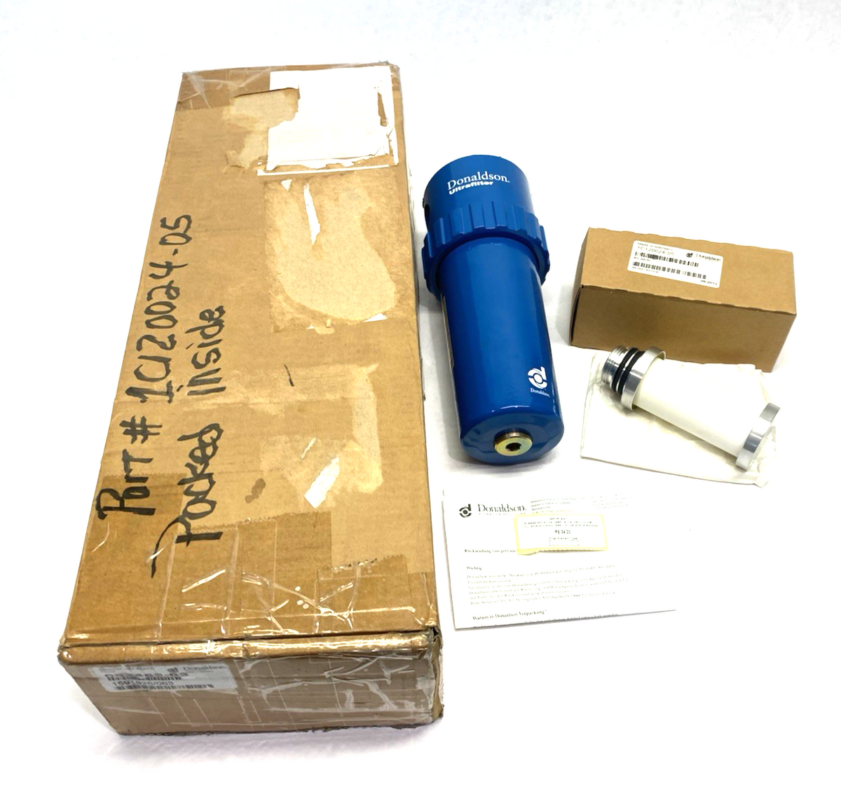 Donaldson 062453-63 Ultrafilter Housing and Replacement Filter - Maverick Industrial Sales