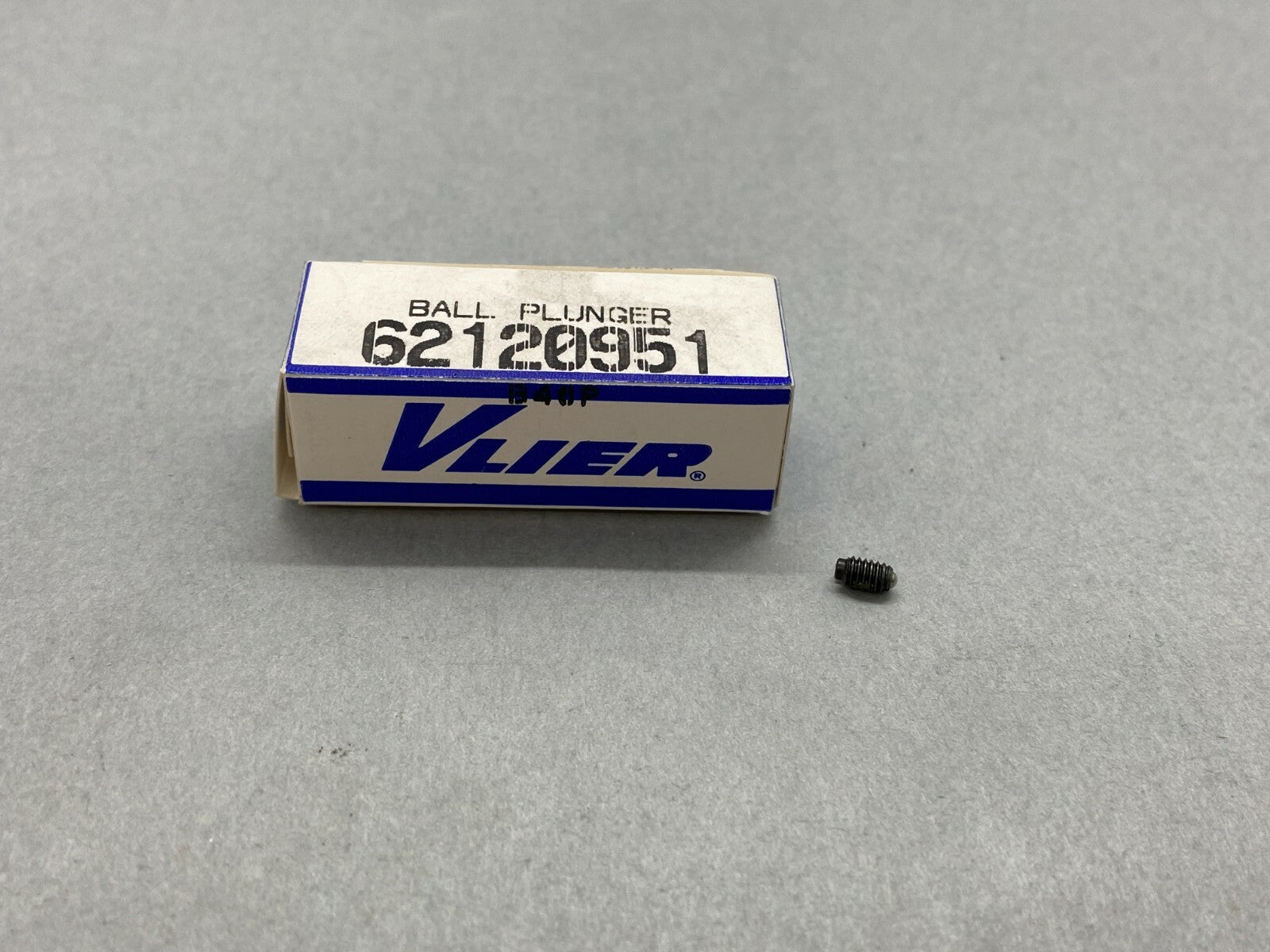 Vlier B46P Steel Ball Plunger 4-48 Thread 0.062" Ball Dia 0.187" Length 62120951 - Maverick Industrial Sales