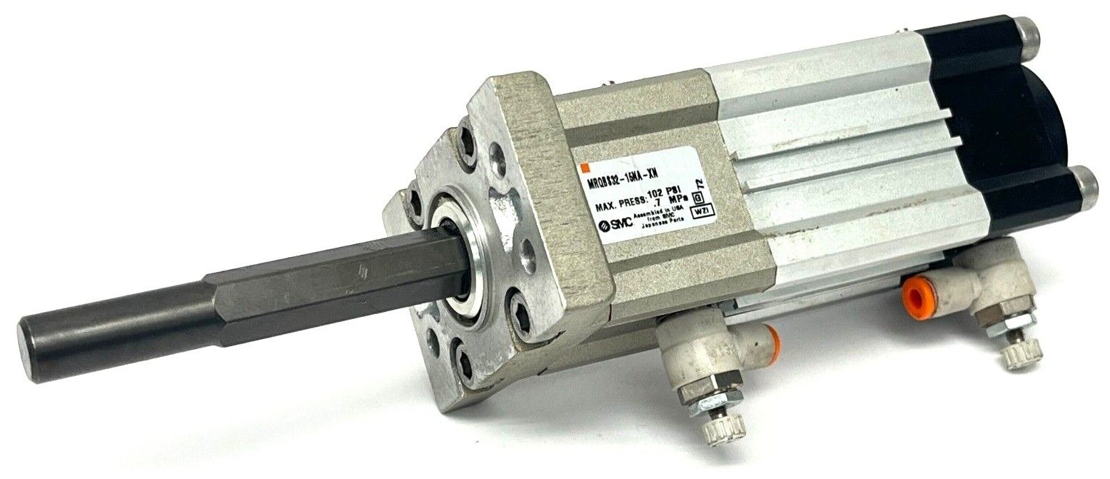 MRQBS32-15NA-XN | SMC Rotary Cylinder MISSING UPPER UNIT - Used - Maverick Industrial Sales
