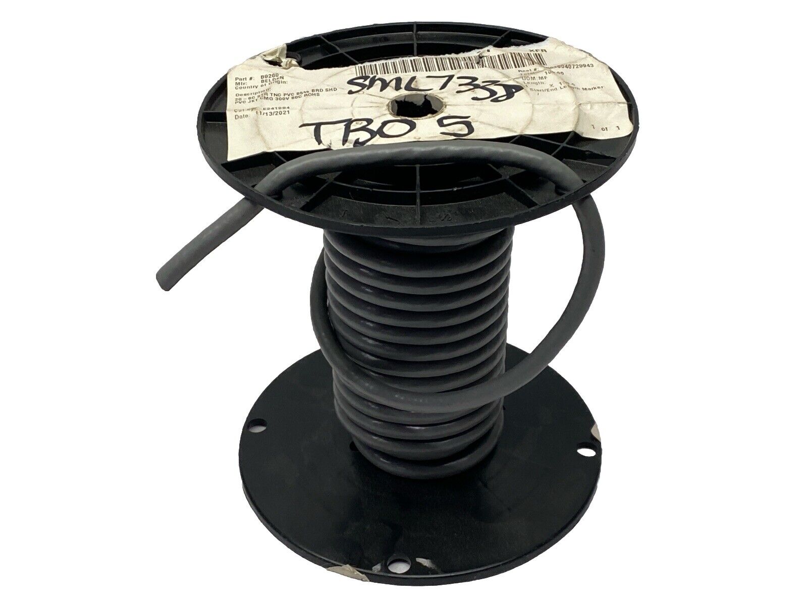 Belden 9260 Multi-Conductor Cable 6c 20AWG 7x28 PVC Gray 20FT Spool - Maverick Industrial Sales