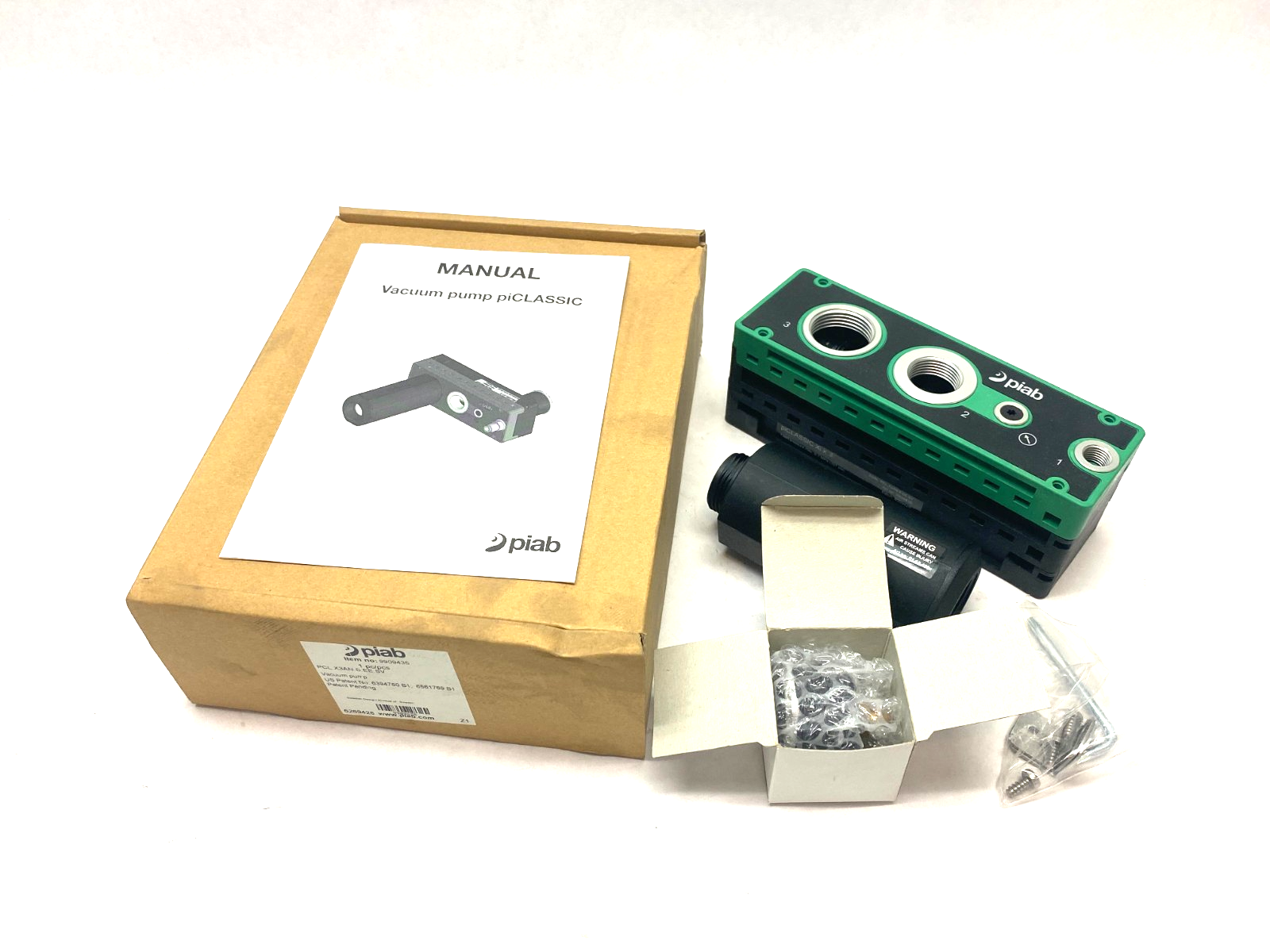 Piab PCL.X3AN.S.EE.SV piClassic Deep Vacuum Level Generator 9909435 - New – Open box - Maverick Industrial Sales