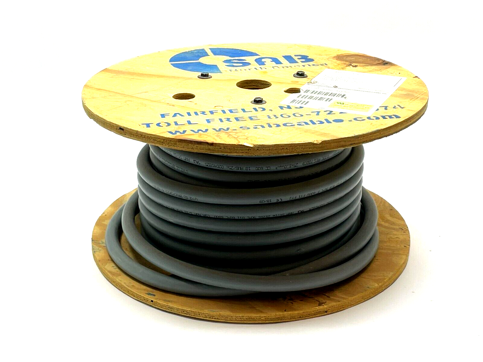 02041825 | SAB Flexible Control Cable 18 AWG 600 V 31lb Spool - New – Open box - Maverick Industrial Sales