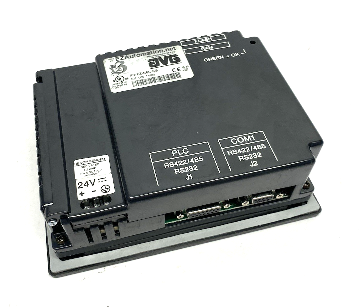 EZ-S6C-KS | avg Automation Direct EZTouch 6” STN Slim Bezel Color Panel, Koyo Only - Used - Maverick Industrial Sales