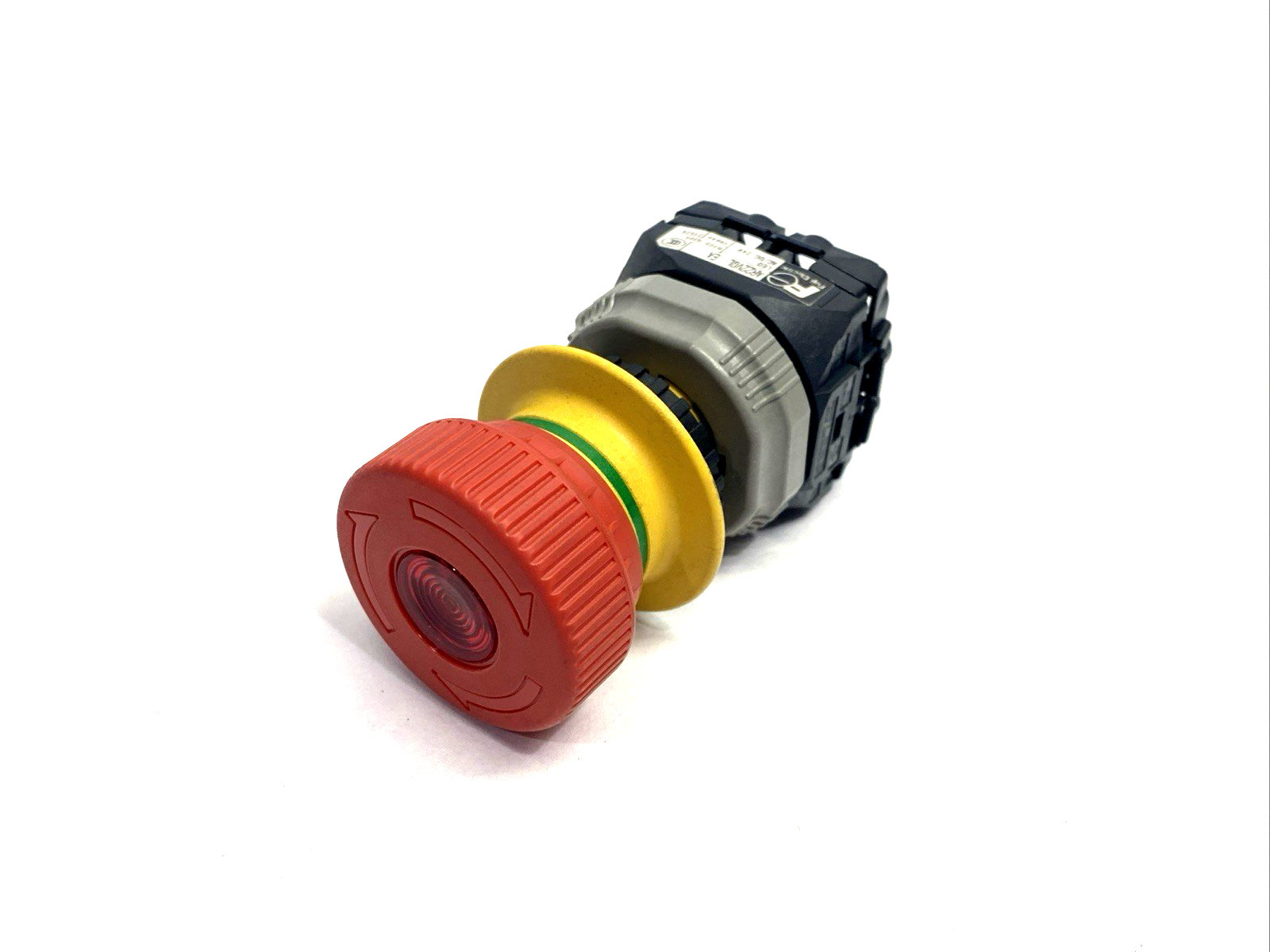 Fuji Electric AR22VQL-01EAR Emergency Stop Pushbutton 22mm Mounting 40mm Head - Maverick Industrial Sales