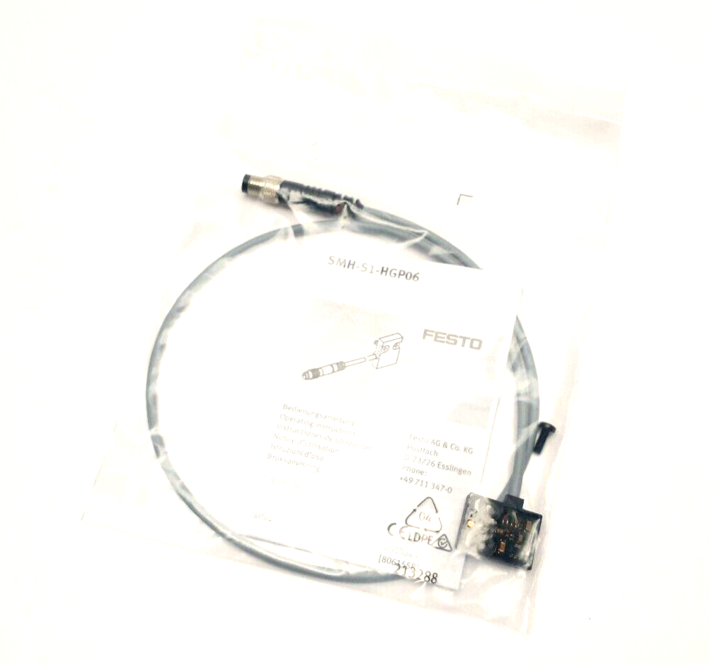 Festo SMH-S1-HGP06 Position Sensor M8 4-Pin Male 0.5m 175710 - Maverick Industrial Sales