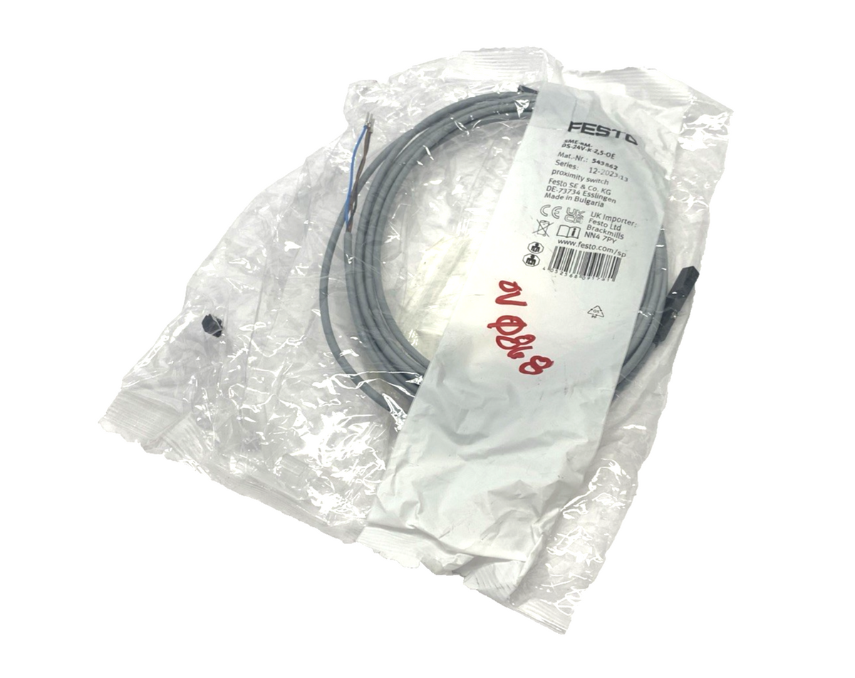 Festo SME-8M-DS-24V-K-2,5-OE Proximity Sensor 543862 - Maverick Industrial Sales