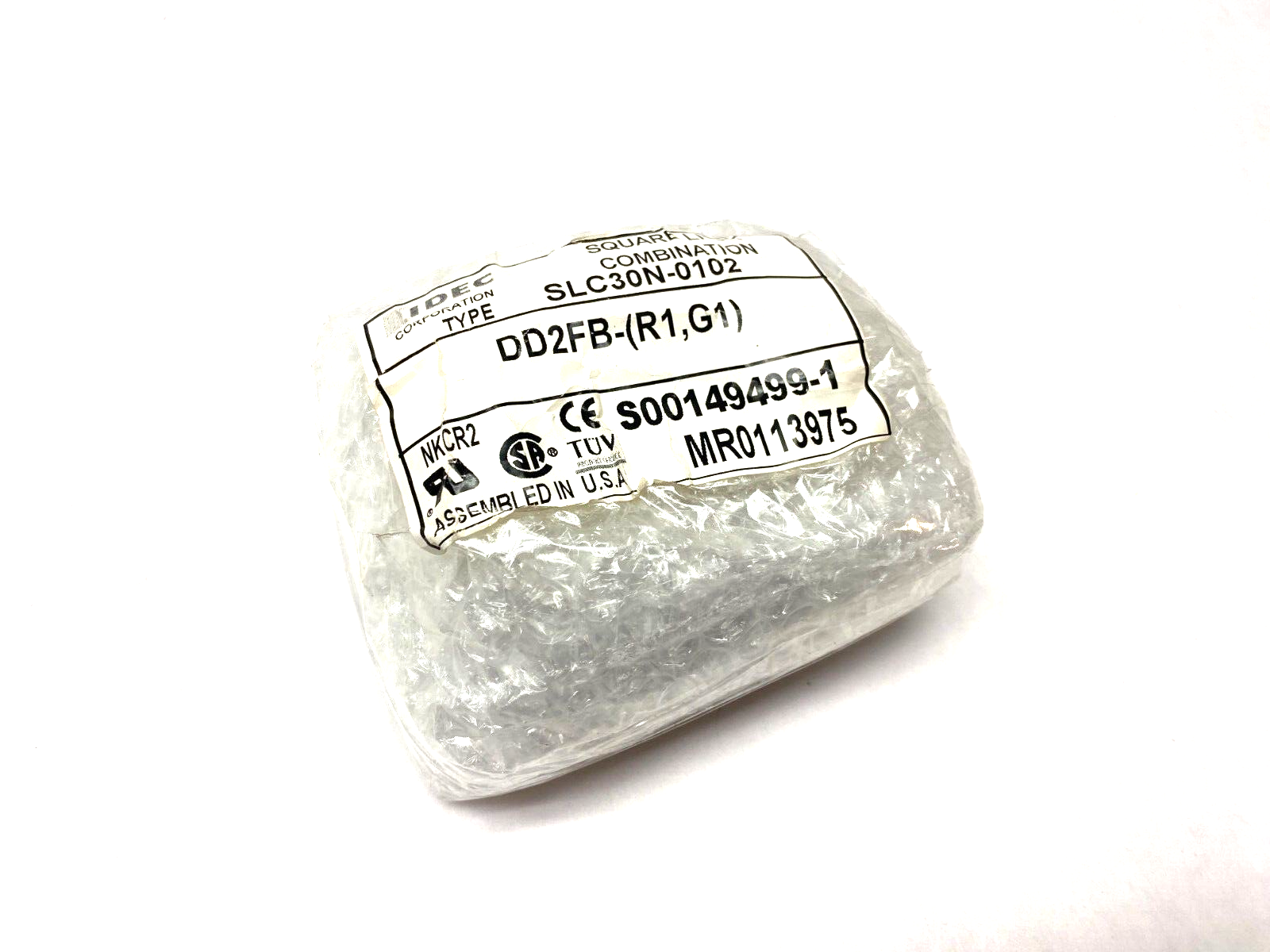 IDEC SLC30N-0102-DD2FB Square Light Combination 2-Col SLC30N-0102, DD2FB-(R1-G1) - Maverick Industrial Sales