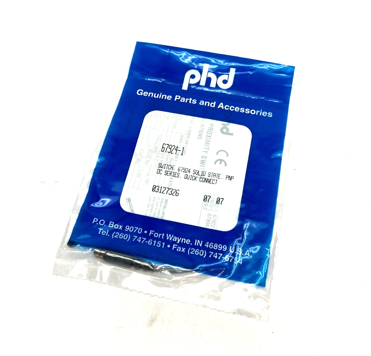 Phd 67924-1 Solid-State Switch DC Series Quick Connect PNP - New - Maverick Industrial Sales