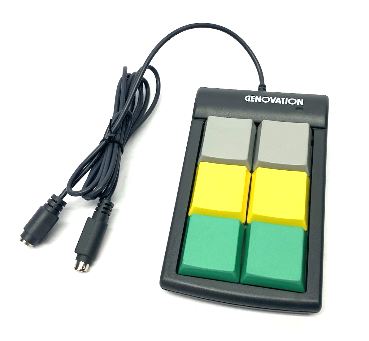 Genovation Model 683 Version 5.21 Programmable Keypad 6-Key Gray, Yellow, Green - Maverick Industrial Sales