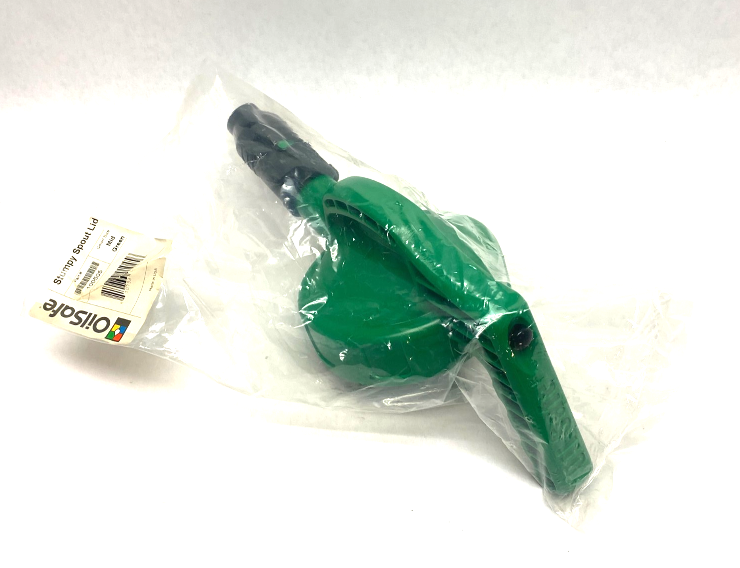 100505 | Oilsafe Wide Stumpy Spout Lid, Mid Green - Used - Maverick Industrial Sales