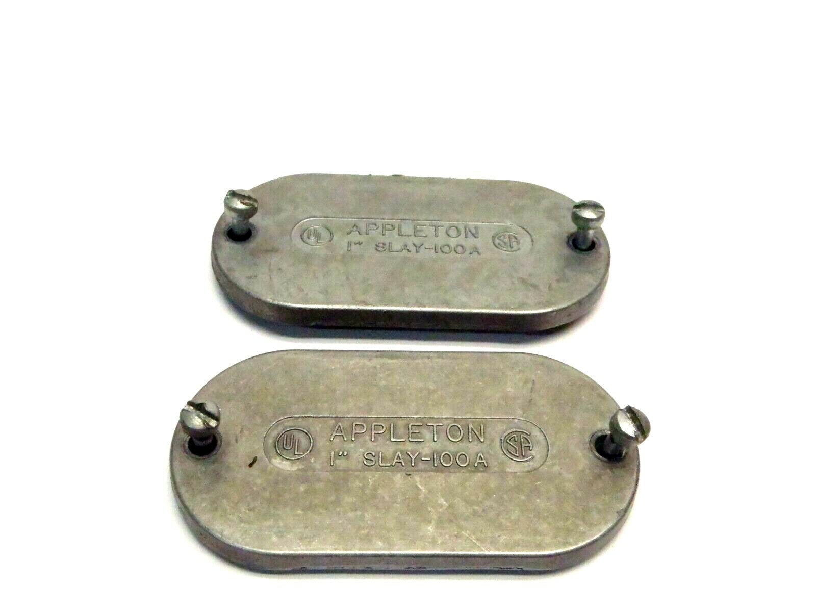 APP370F | Appleton 1 Inch Wedge Lok Cast Cover Grayloy-Iron LOT OF 2 - New Other - Maverick Industrial Sales