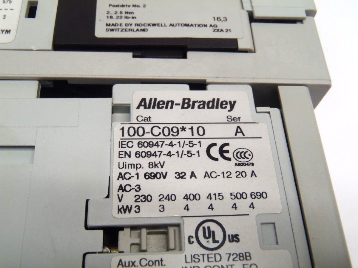 190S-AND2-CB40C-R | Allen-Bradley Compact Combo Starter 2.5-4.0A - Used - Maverick Industrial Sales