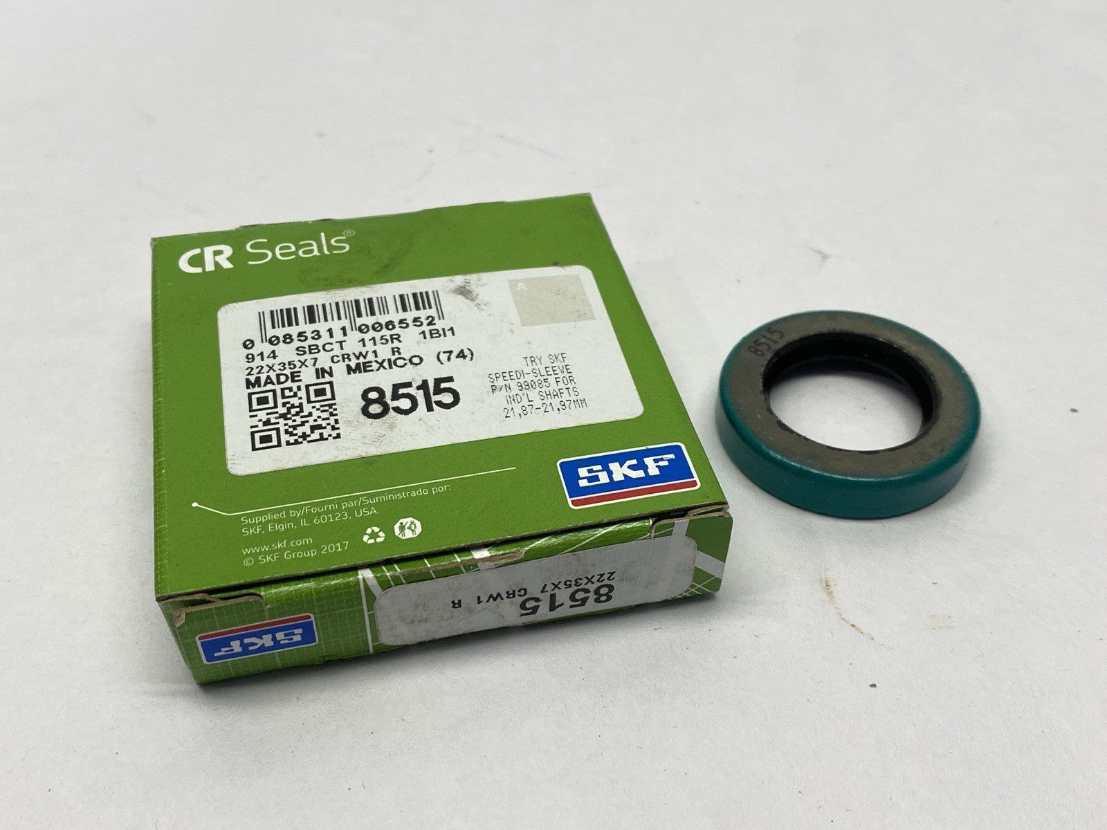 8515 | SKF Radial Shaft Seal 22x35x7mm CRW1 R - New - Maverick Industrial Sales