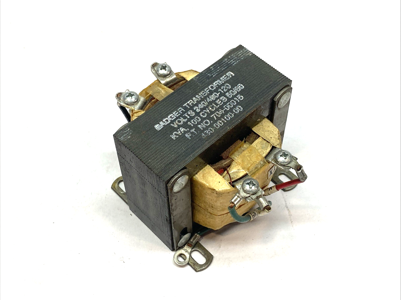Badger 704-00015 Single Phase Control Transformer 0.100kVA 240/480V to 120V - Maverick Industrial Sales