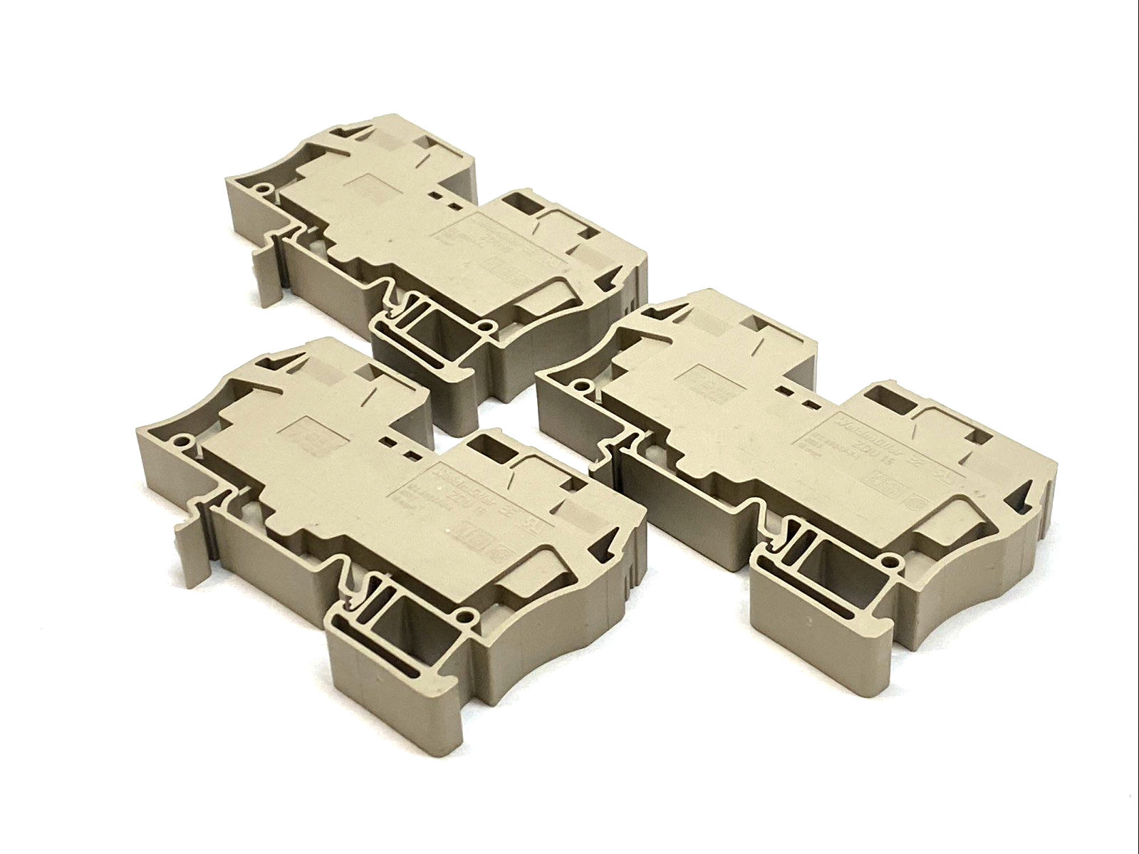 ZDU 16 | Weidmüller Feed‑Through Terminal Block 16mm² LOT OF 3 - Used - Maverick Industrial Sales