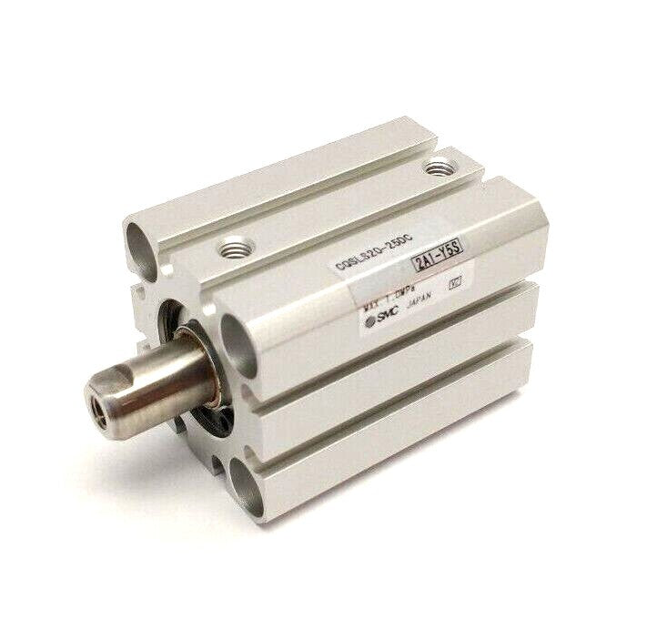 SMC CQSLS20-25DC Anti-Lateral Compact Cylinder 20mm Bore 25mm Stroke - Maverick Industrial Sales