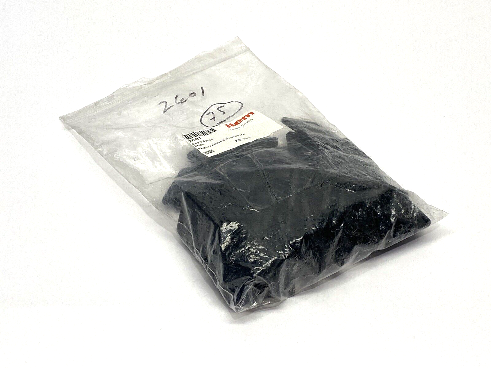 Item 0.0.2601.0 Cap Black 40 x 40mm LOT OF 38 - New – Open box - Maverick Industrial Sales