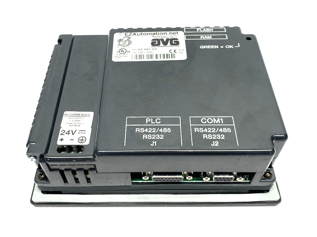 EZ-S6C-KS | avg Automation Direct EZTouch 6” STN Slim Bezel Color Panel, Koyo Only - Used - Maverick Industrial Sales