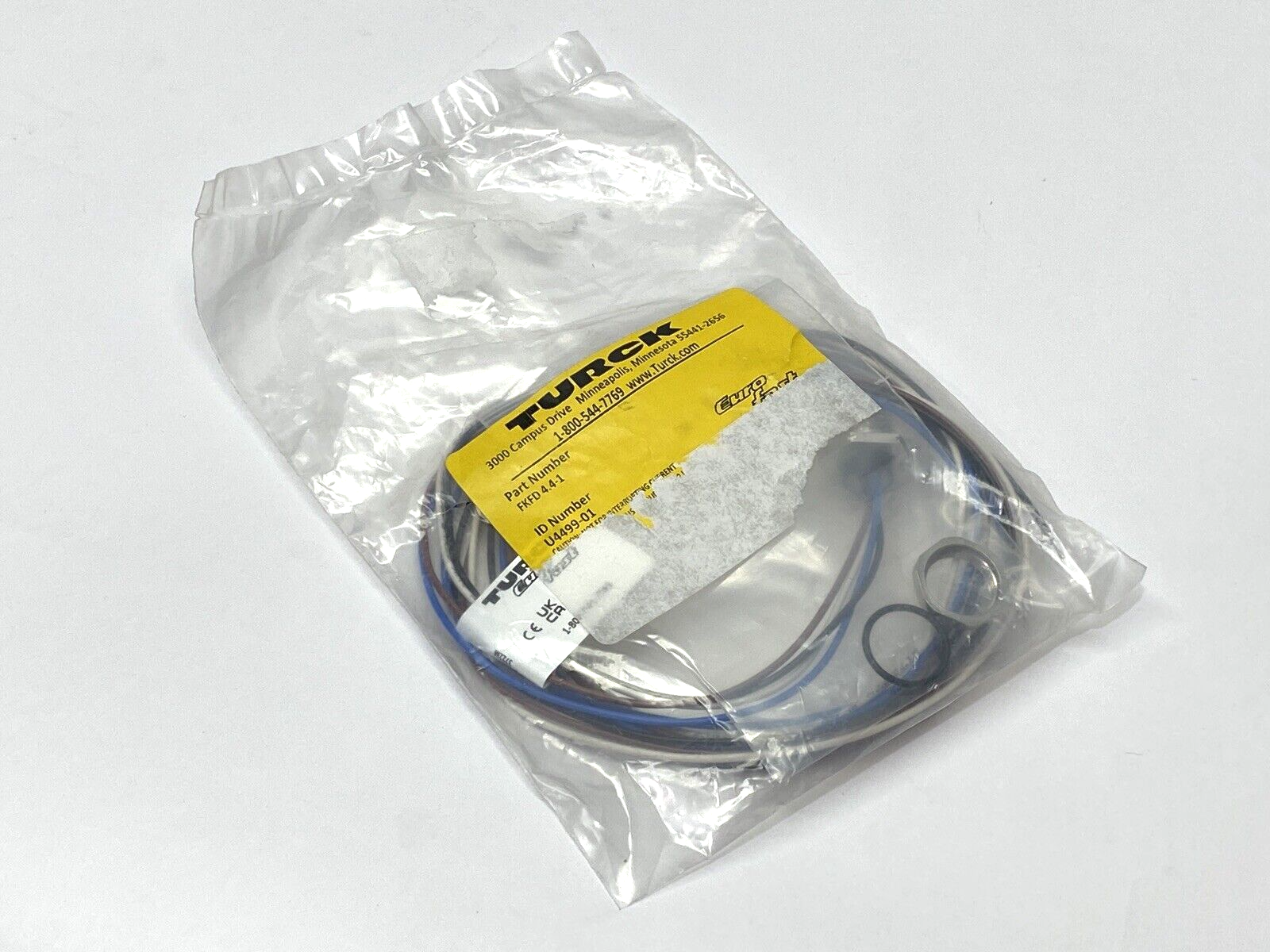 FKFD 4.4-1, U4499-01 | Turck FKFD 4.4-1 Female Receptacle M12 5-Pin U4499-01 - New - Maverick Industrial Sales