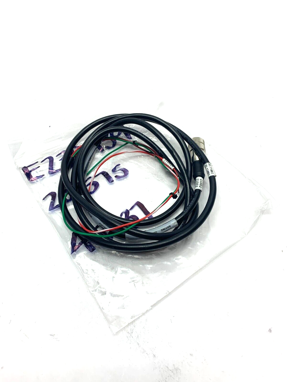 Banner 20157S Cordset 1/2" Single Ended 3-pin Female Connector Nickel Plated - New – Open box - Maverick Industrial Sales