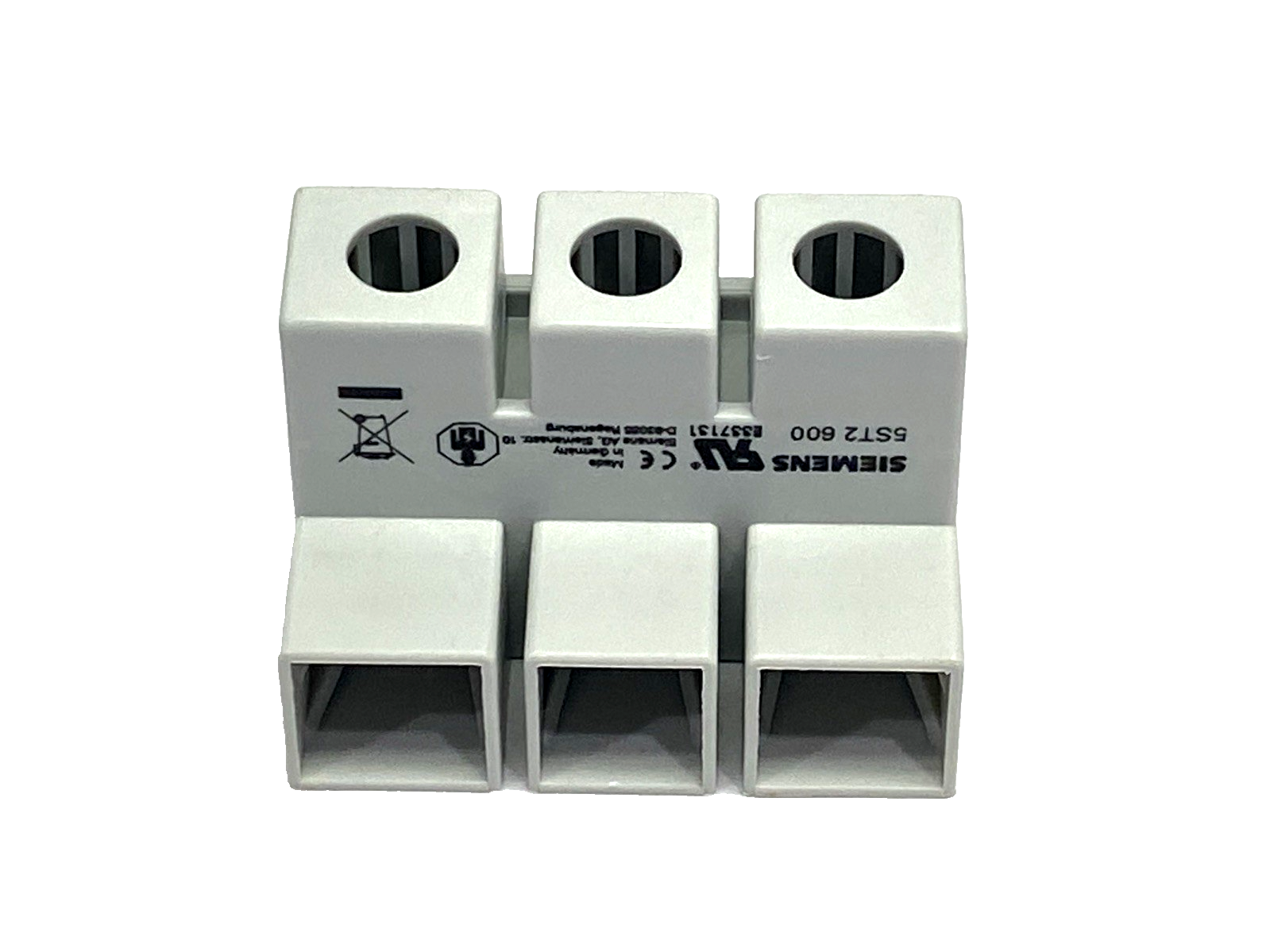 Siemens 5ST2 600 Distribution Block 10-4 AWG 65A 600VAC - Maverick Industrial Sales