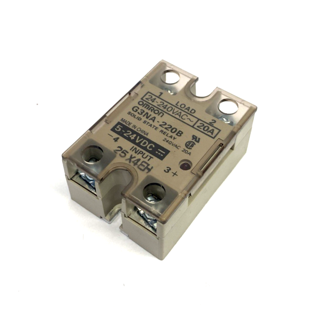 Omron G3NA-220B Solid State Relay 24-240VAC 20A 5-24VDC - Maverick Industrial Sales