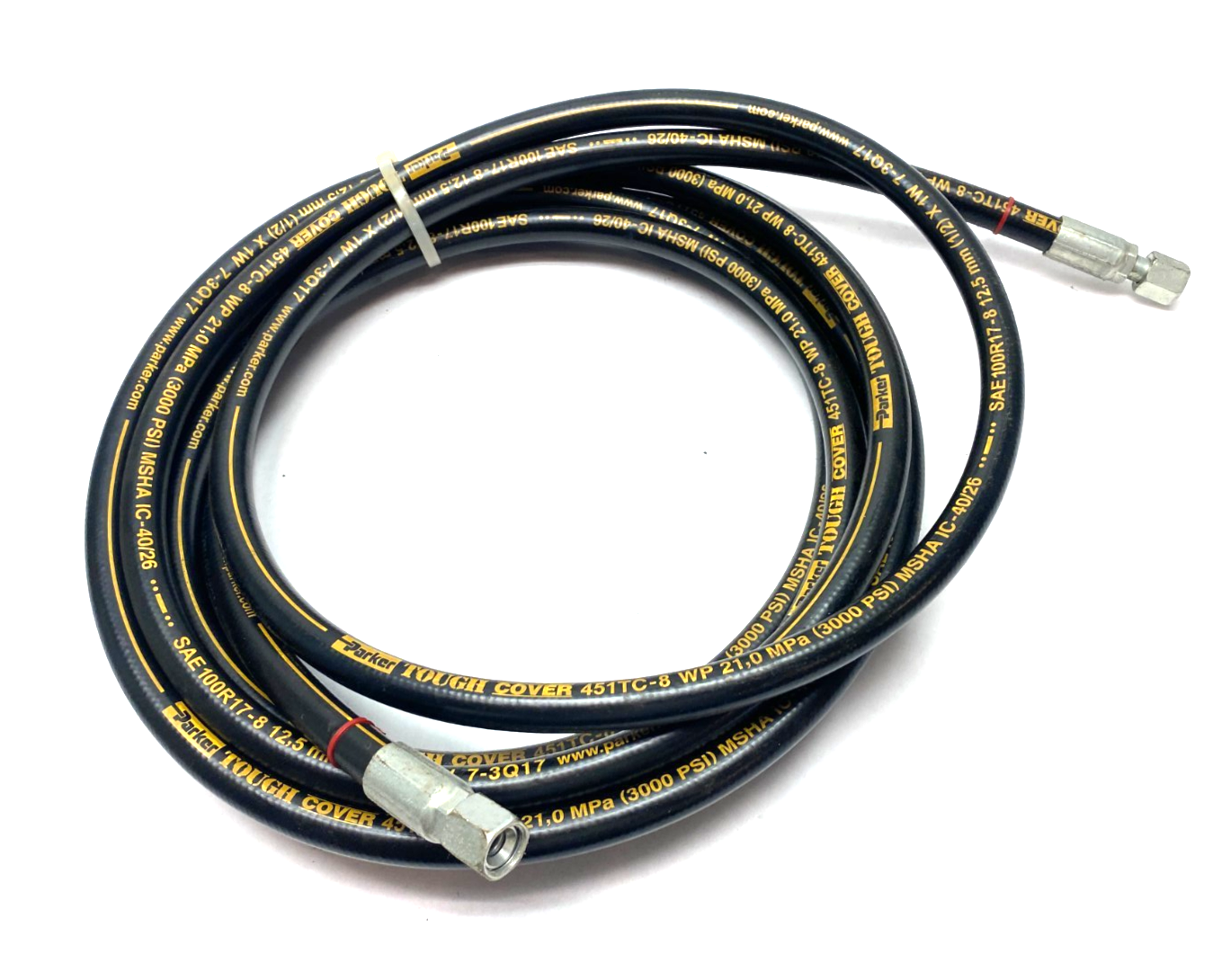 Parker 451TC-8 Tough Cover Hydraulic Hose 3000psi Max 25 FOOT LENGTH - Maverick Industrial Sales