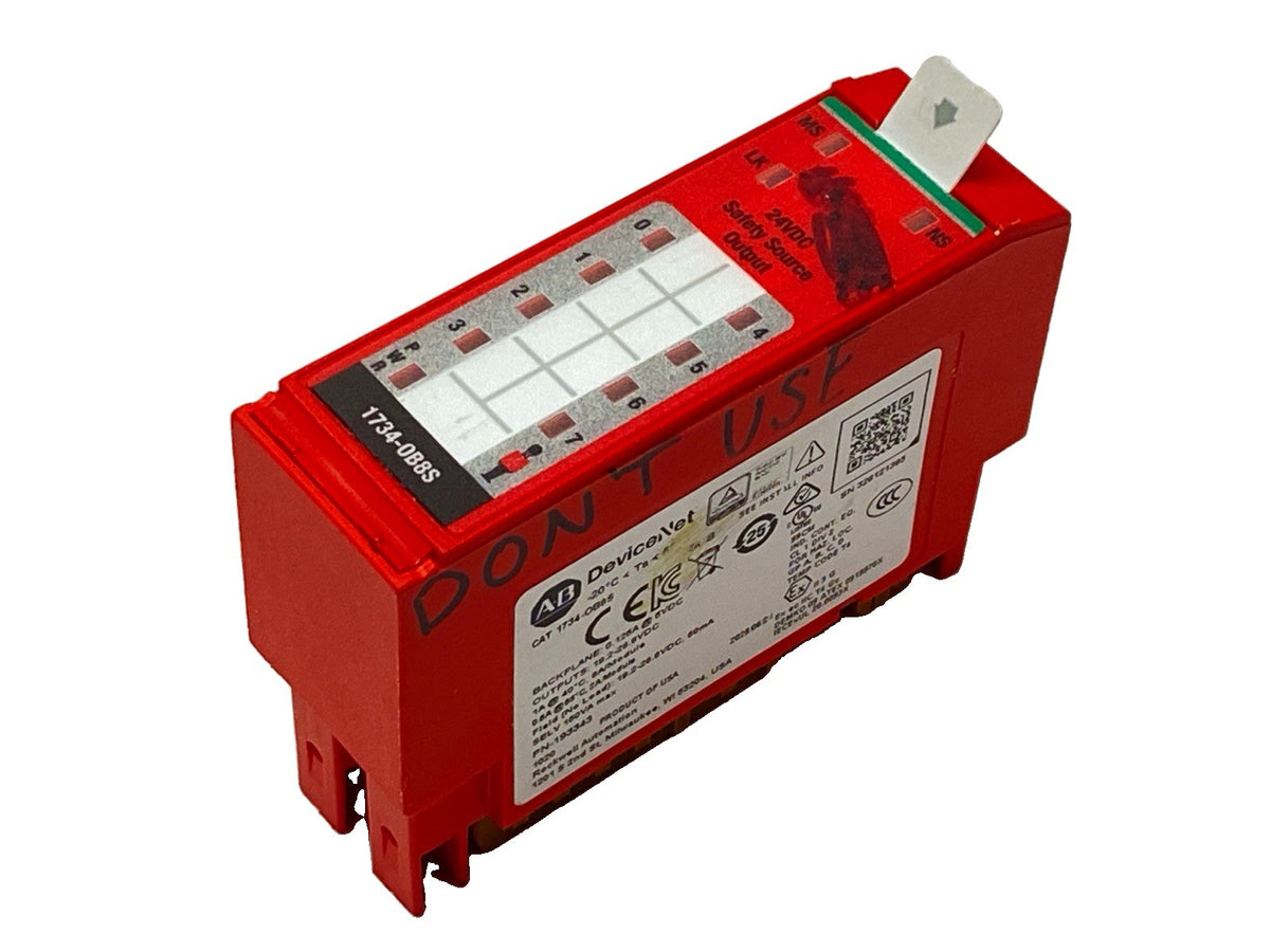 Allen-Bradley 1734-OB8S POINT Guard I/O 8pt 24VDC Safety Output Module - Maverick Industrial Sales