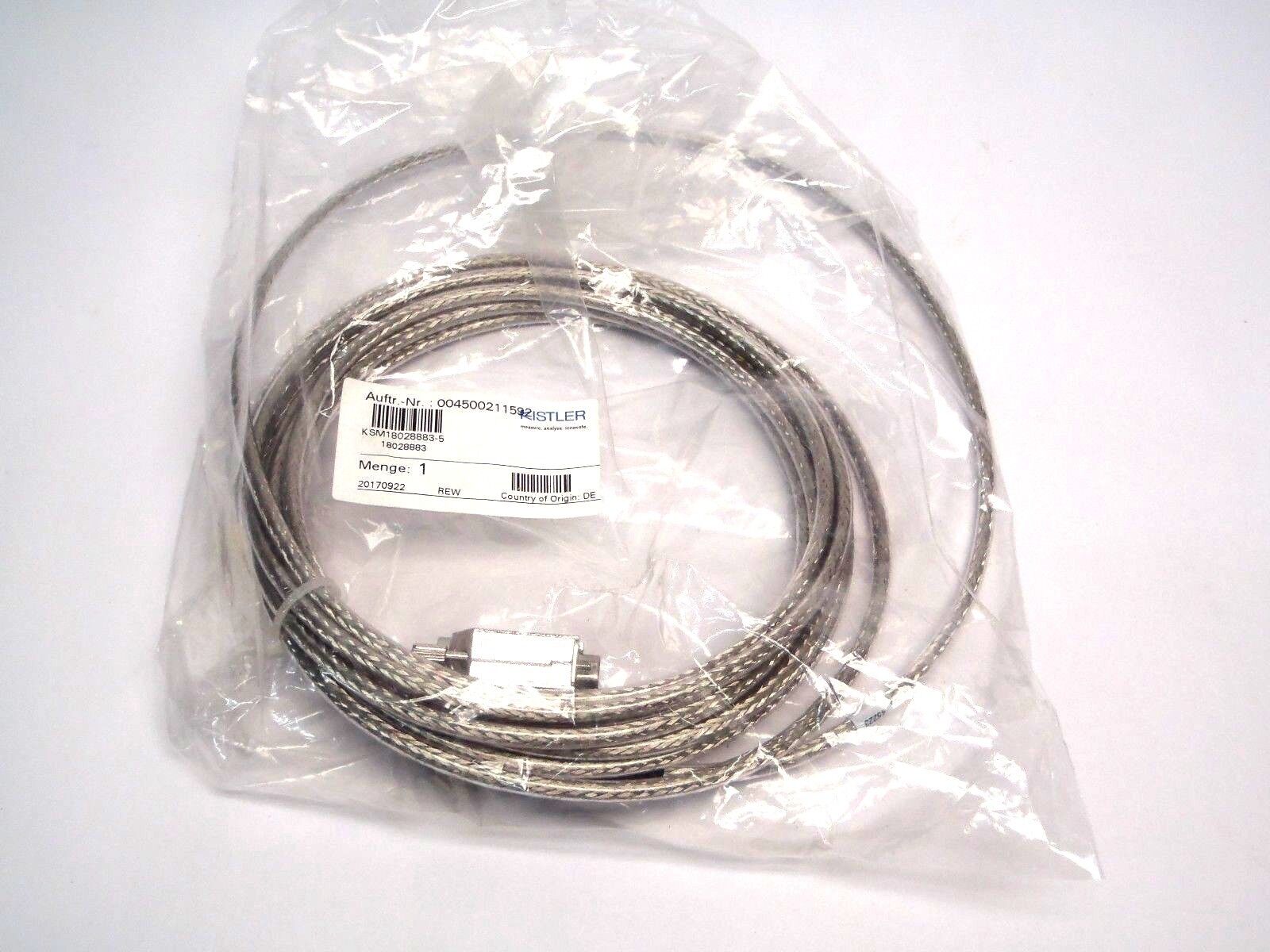 18028883 / 004500211592 | Kistler 18028883 Cable 5 Pin to DB37 004500211592 - New Other - Maverick Industrial Sales