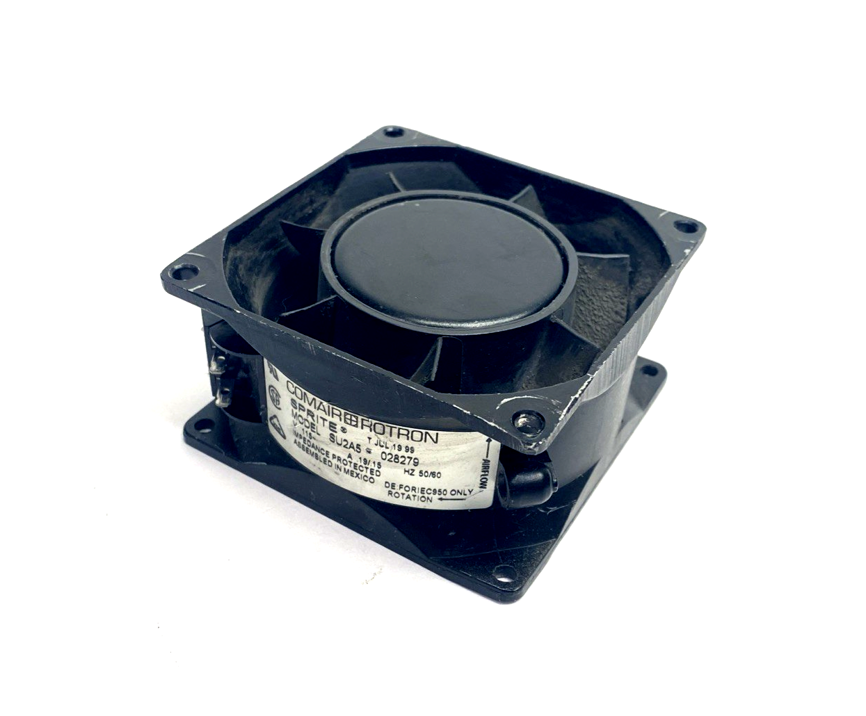 Comair Rotron SU2A5 SPRITE AC Fan 115VAC 0.19A/0.15A - Used - Maverick Industrial Sales