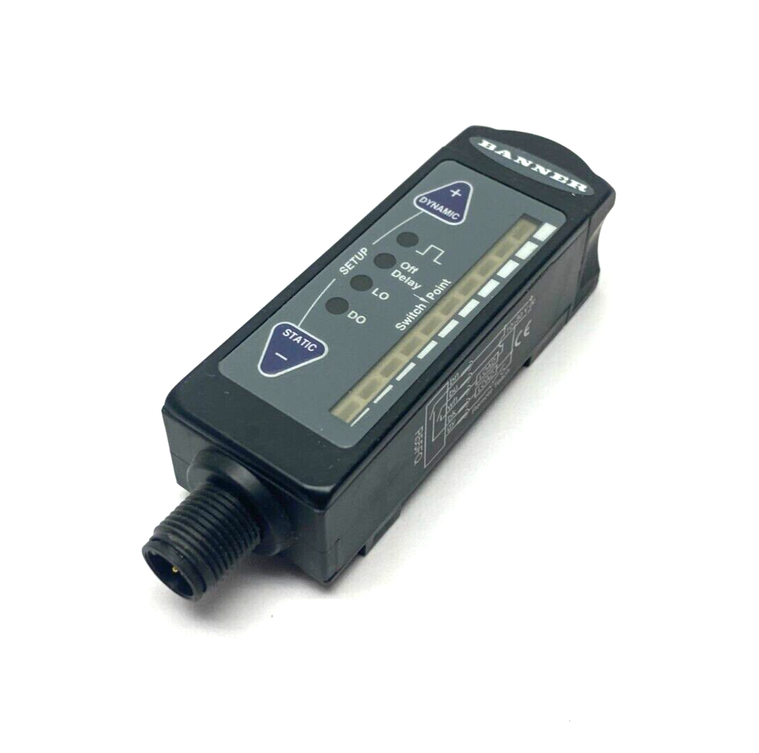 Banner R55FQ Fiber Optic Registration Mark Sensor R55 Color Mark 5-Pin M12 64634 - Maverick Industrial Sales