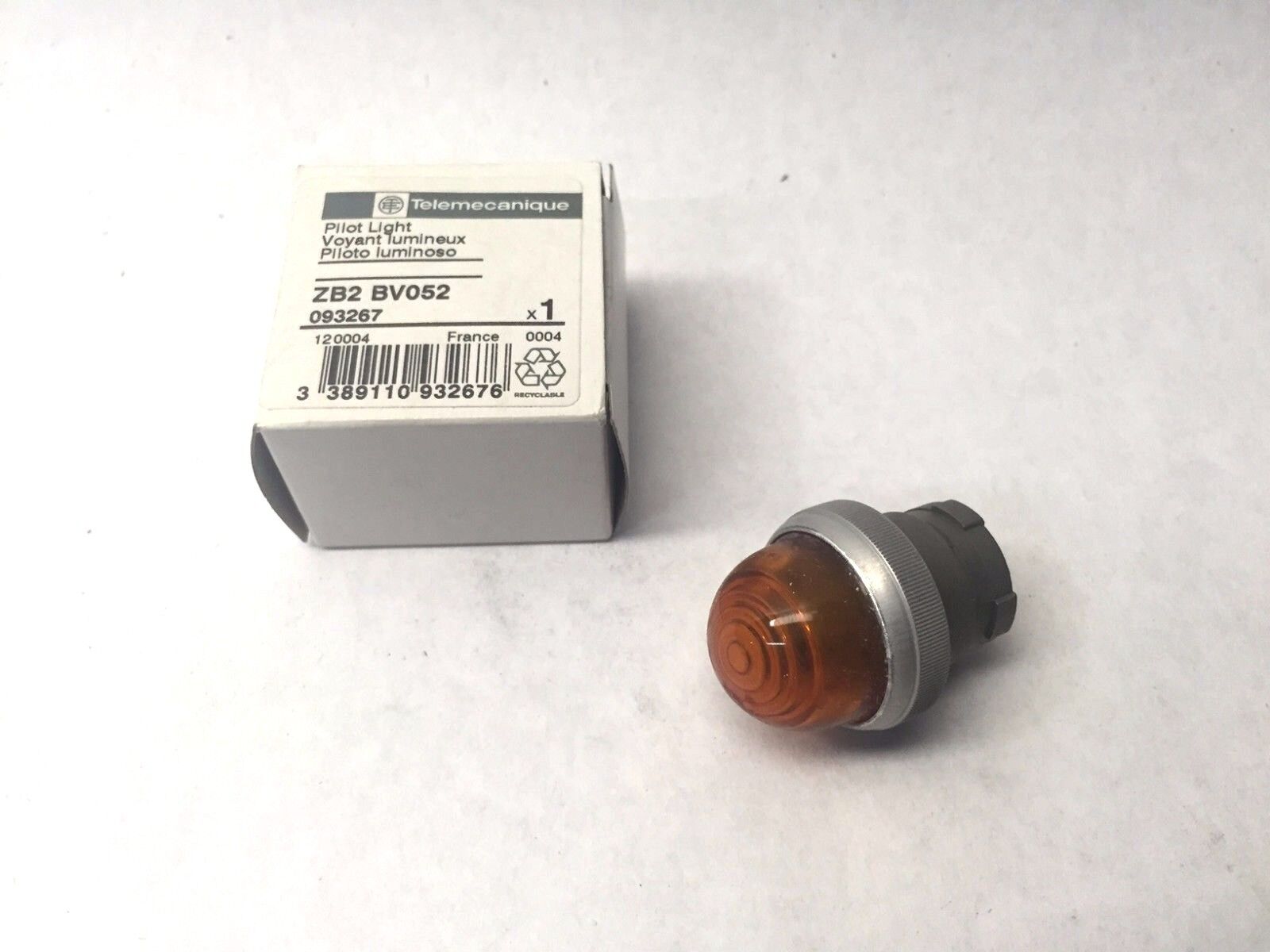 ZB2 BV052 093267 | Telemecanique ZB2 BV052 Pilot Light 093267 - New - Maverick Industrial Sales