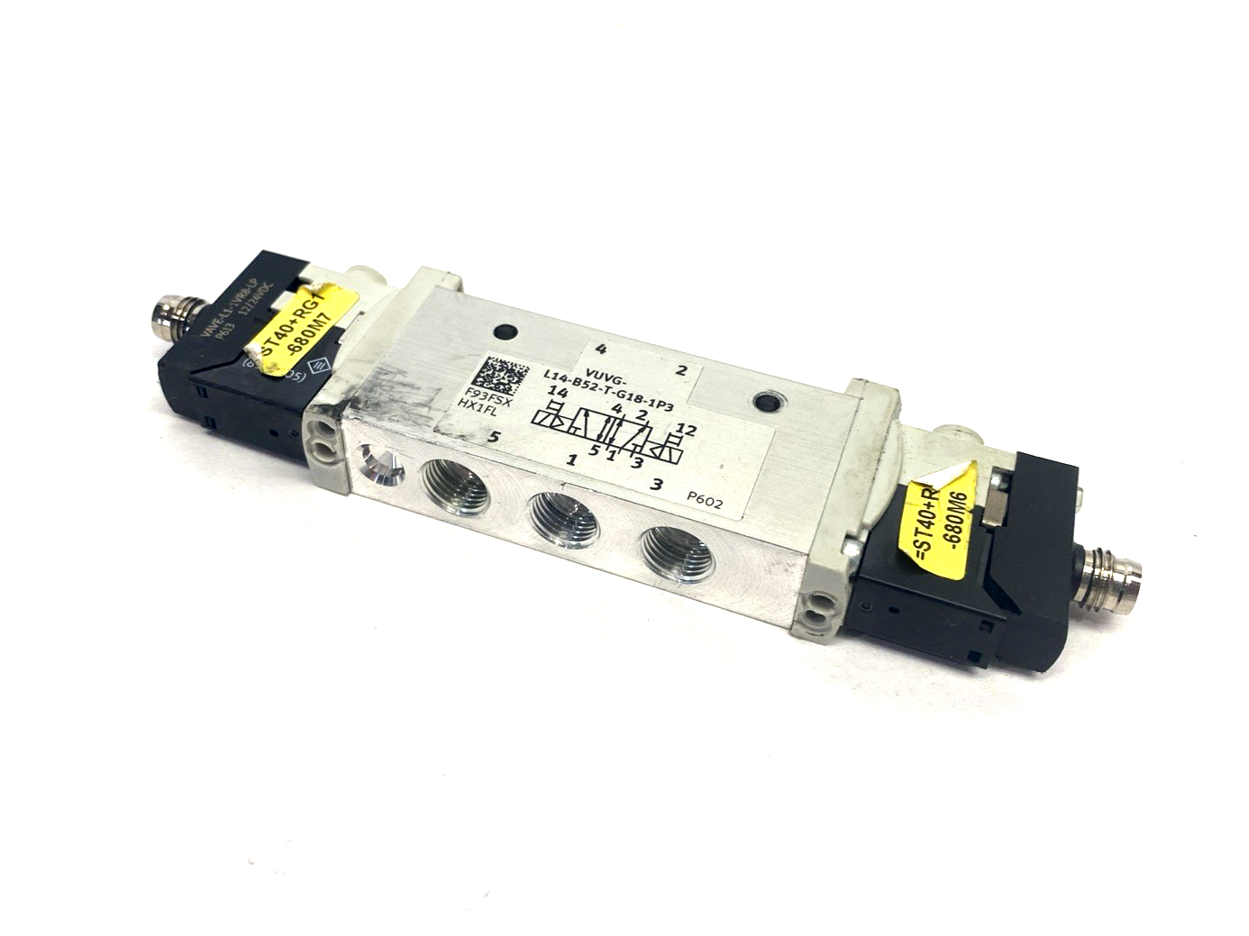 Festo VUVG-L14-B52-T-G18-1R8L Air Solenoid Valve 5/2, Bistable 574230 - Used - Maverick Industrial Sales