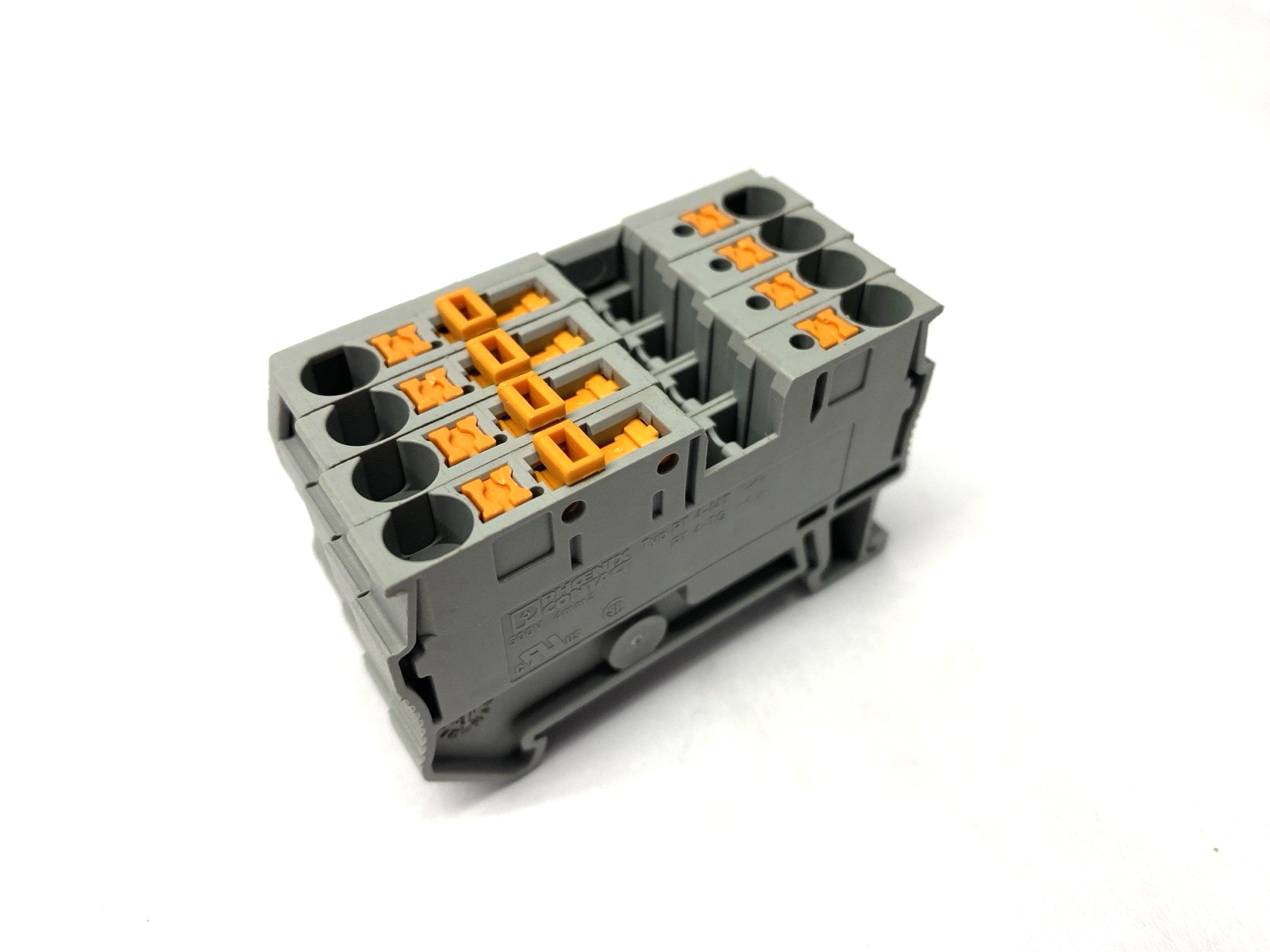PT 4-MT | Phoenix Contact Knife Disconnect Terminal Block 3211933 LOT OF 4 - Used - Maverick Industrial Sales
