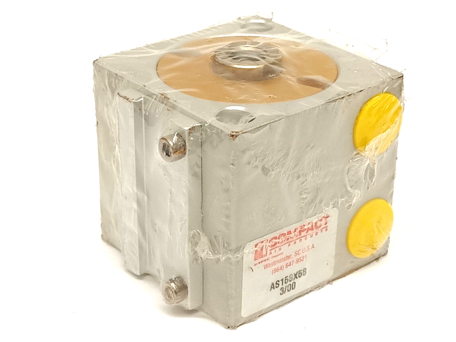 Compact Air Products AS158X58 Pneumatic Cylinder 1-5/8" Bore 5/8" Stroke - Maverick Industrial Sales