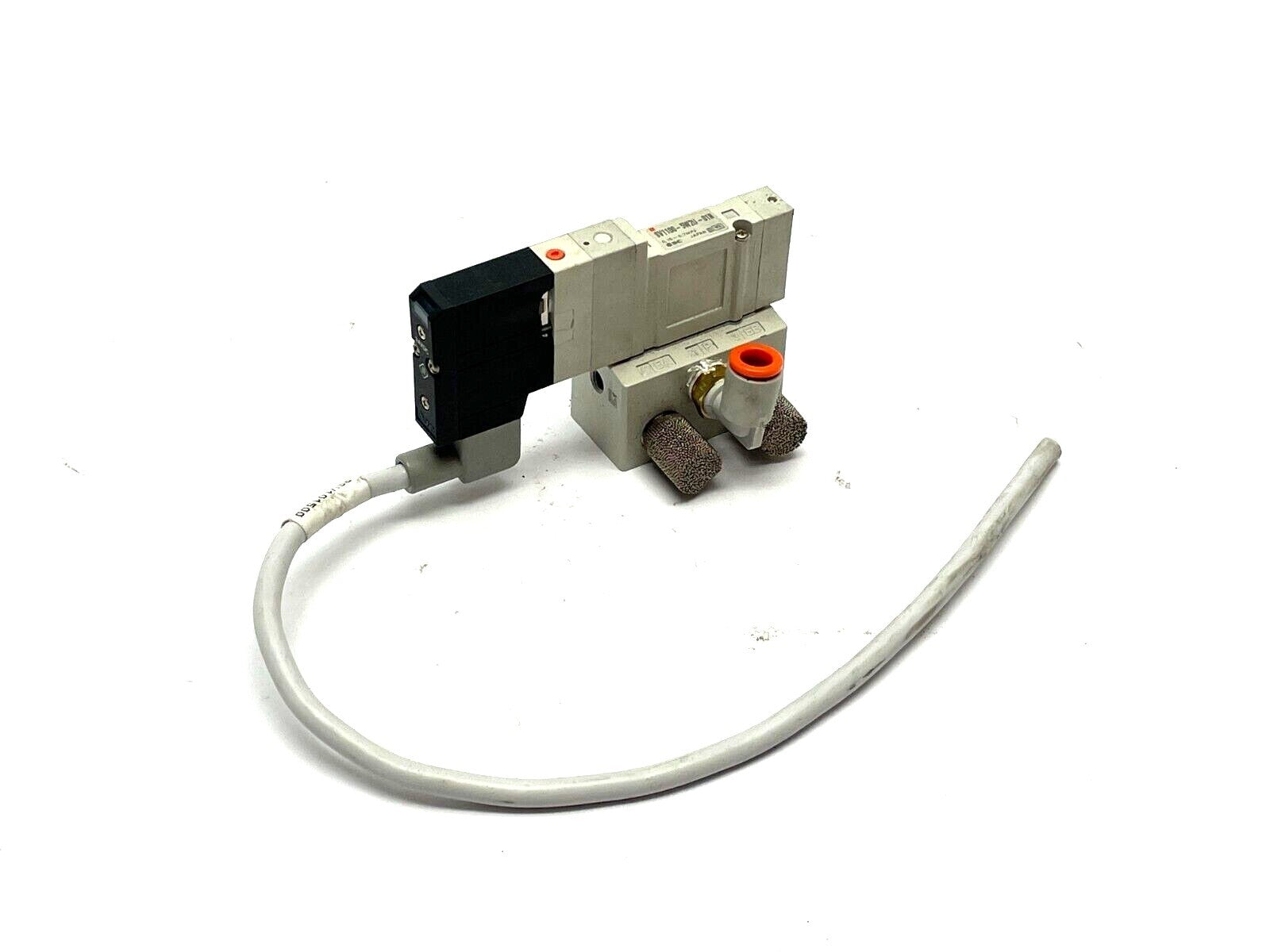 SV1100-5W2U-01N | SMC Single Solenoid Valve Manifold 5-Port - Used - Maverick Industrial Sales