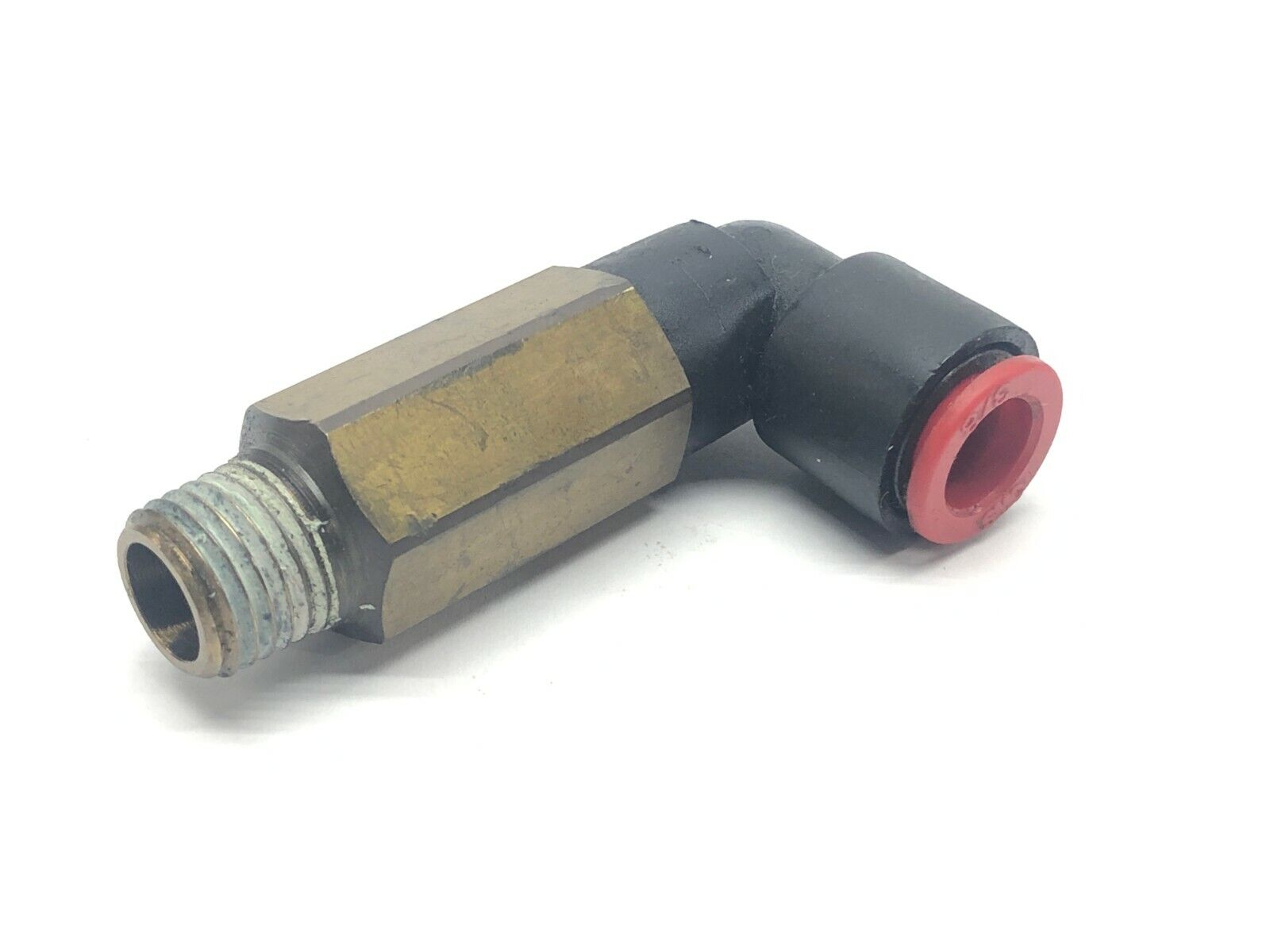 KQW11-35S | SMC Fitting 3/8" One Touch to 1/4" NPT - Used - Maverick Industrial Sales