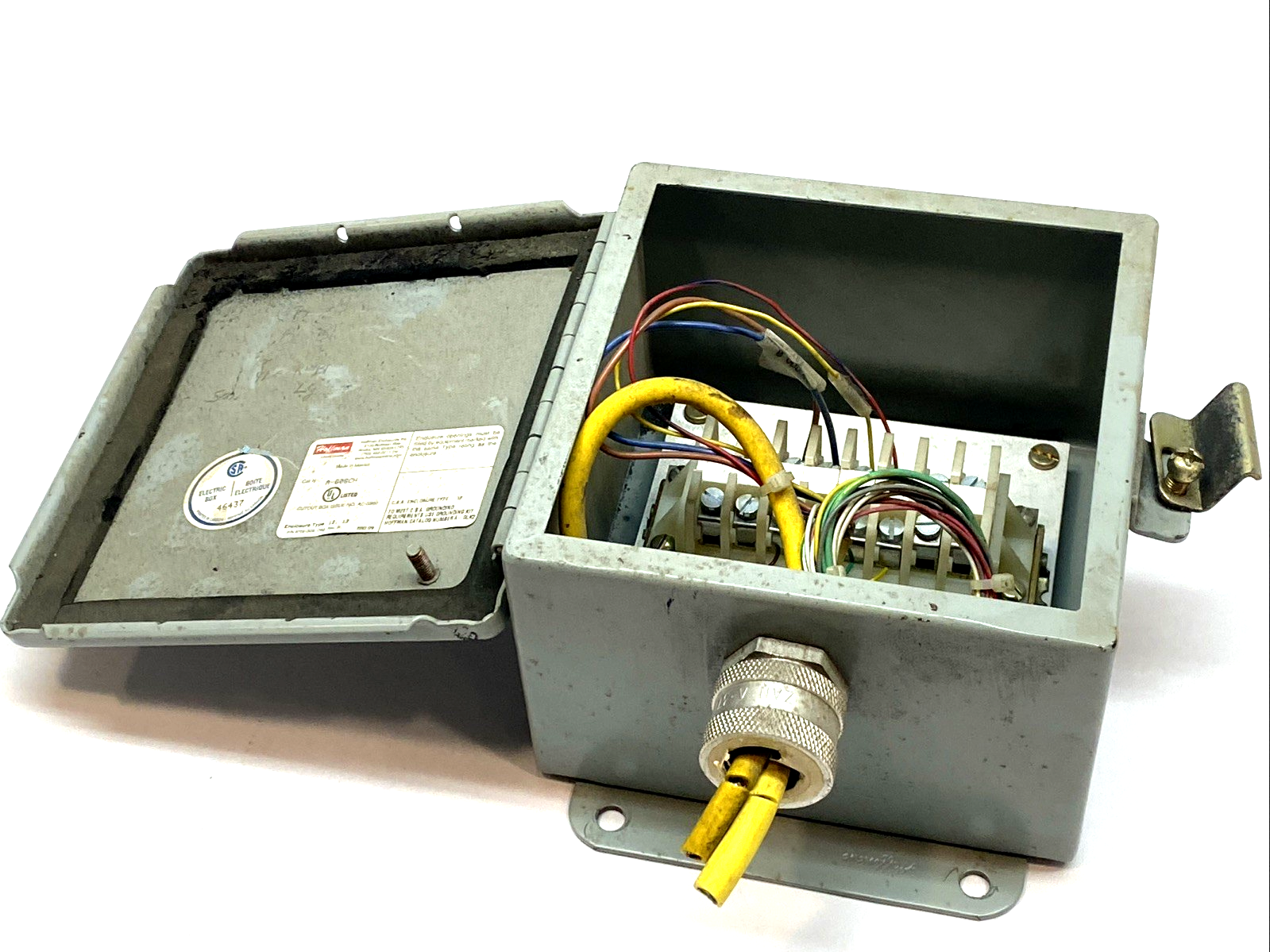 Hoffman A‑606CH 6x6x4” NEMA 12/13 Steel Enclosure - Maverick Industrial Sales