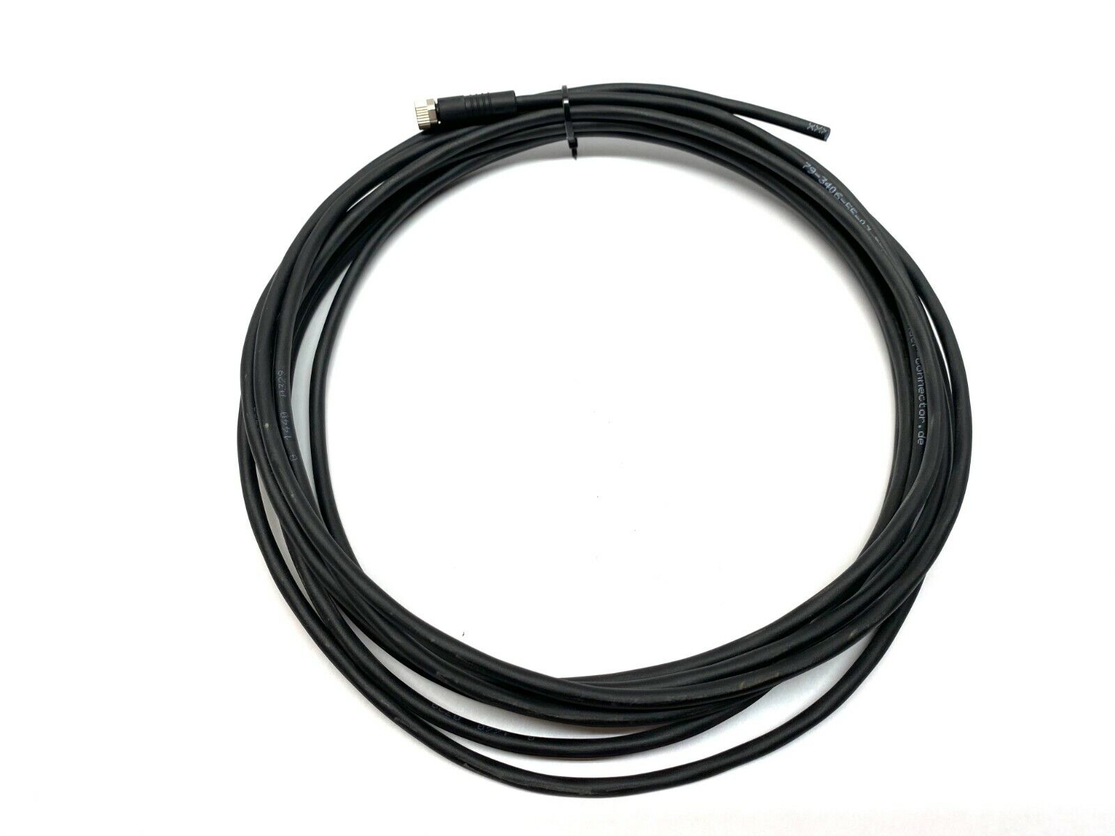 Binder 79-3406-55-03 Cordset Female M8 to Cut End 15ft Length - Maverick Industrial Sales