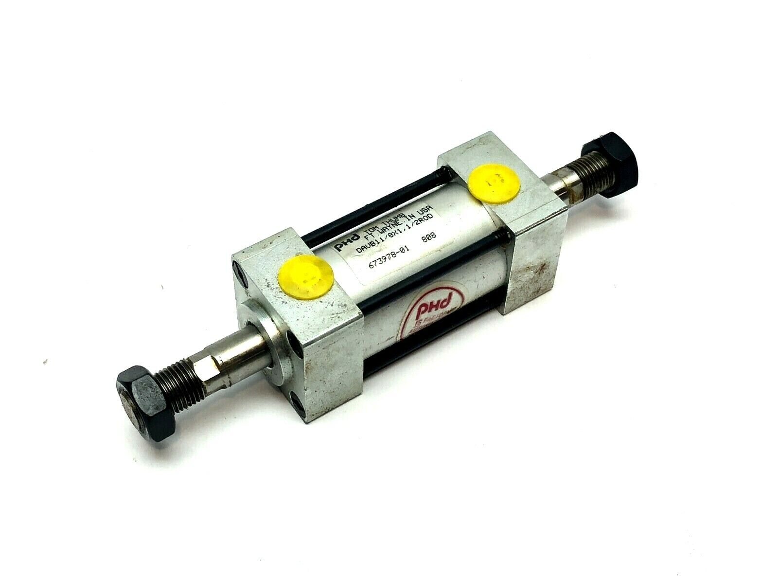 PHD DAVB11/8X1,1/2ROD Dual Rod Air Cylinder - Used - Maverick Industrial Sales