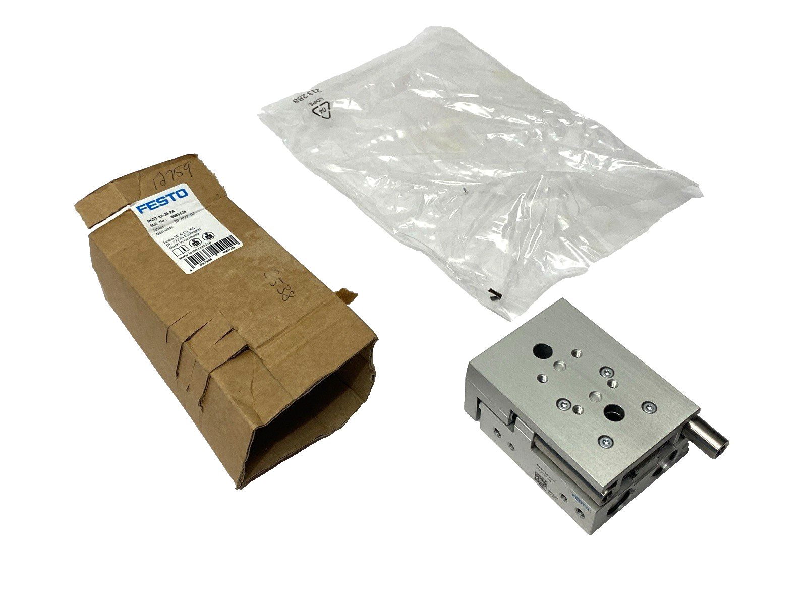 Festo DGST-12-20-PA Pneumatic Mini Slide 12mm Bore 20mm Stroke 8085124 - Maverick Industrial Sales