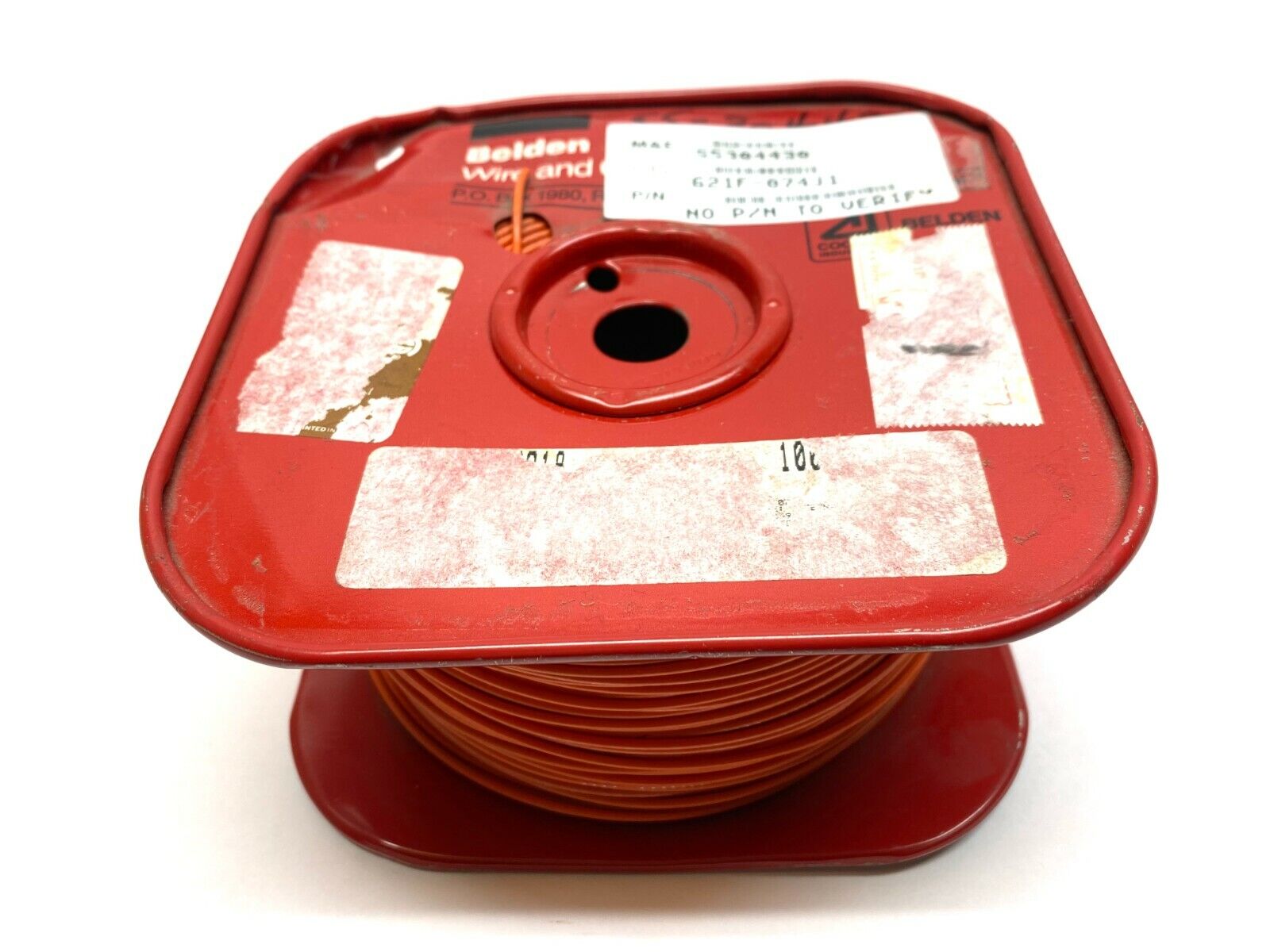 Belden 99180031000 Hook-up Wire 18AWG 1C PVC 675ft Spool Orange - New – Open box - Maverick Industrial Sales