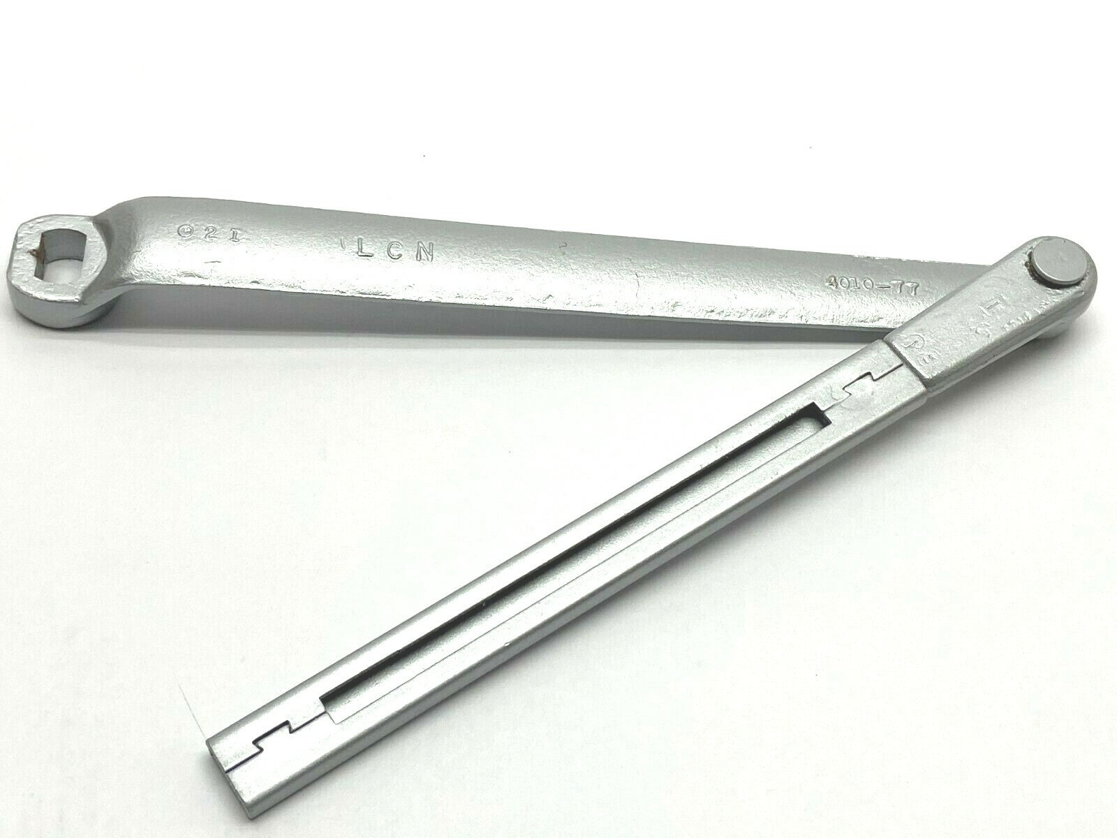 4020-49J | LCN 698 Aluminum Finish Door Closer Arm Main and Forearm - New – Open box - Maverick Industrial Sales