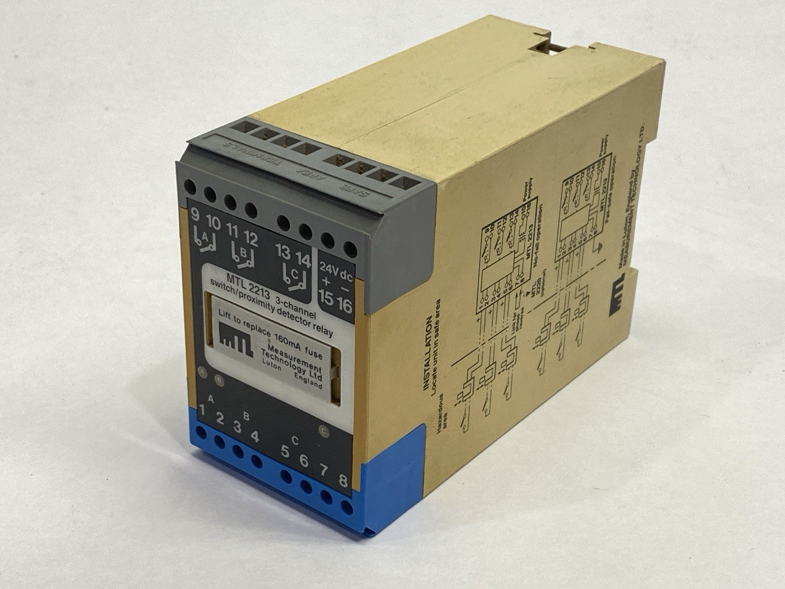Measurement Technology MTL 2213 Proximity Detector Relay 24VDC - Maverick Industrial Sales