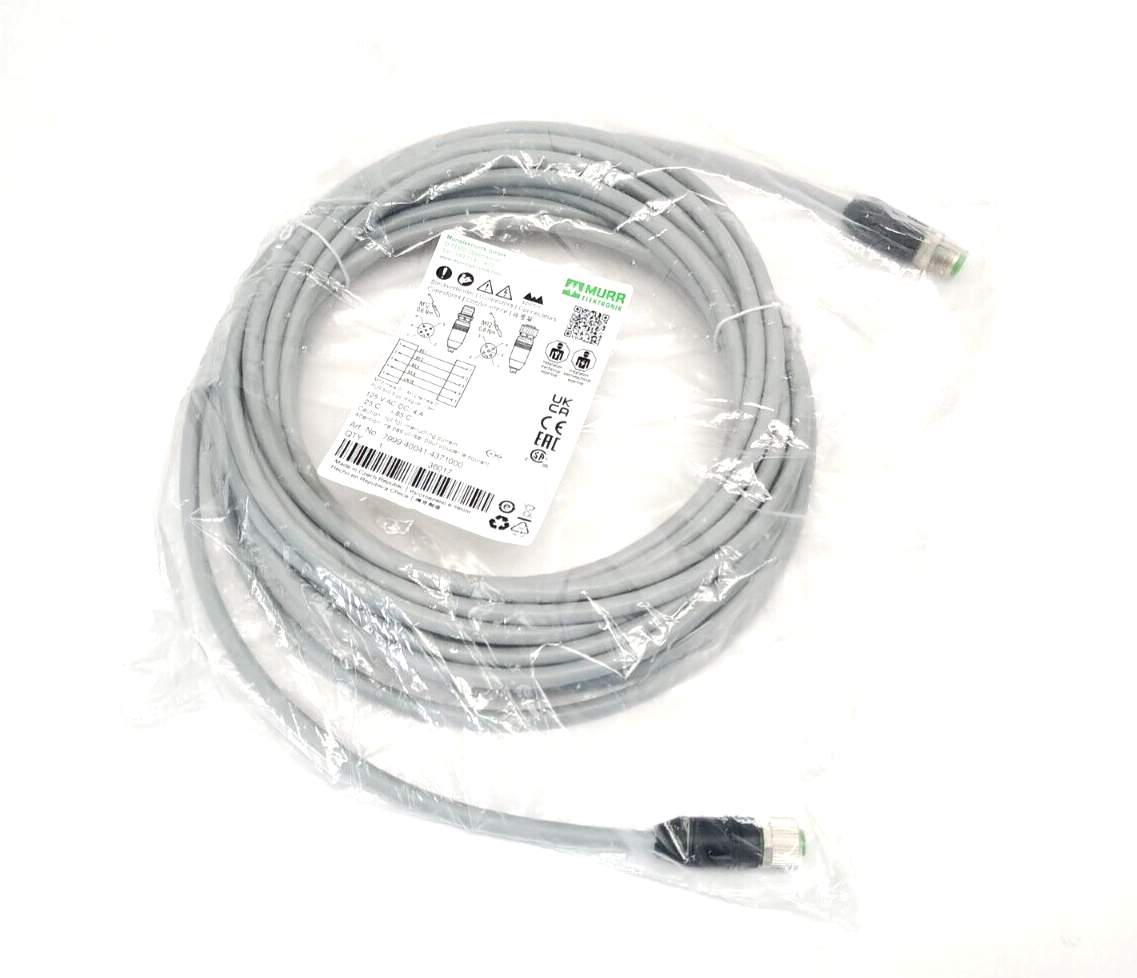 Murr Elektronik 7999-40041-4371000 M12 Male to Female 5-Pin 10m - Maverick Industrial Sales